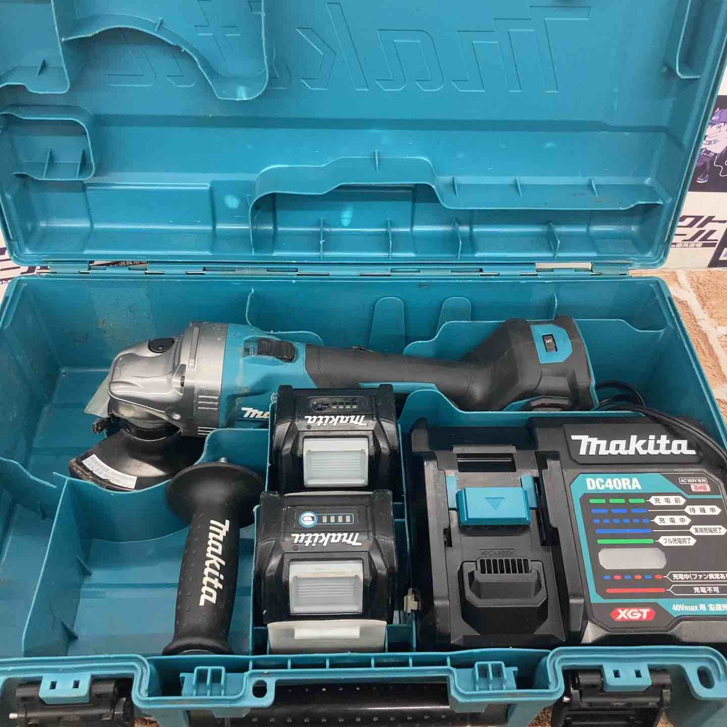 【中古】★マキタ(makita) 125粍コードレスディスクグラインダ GA018GRMX【所沢店】