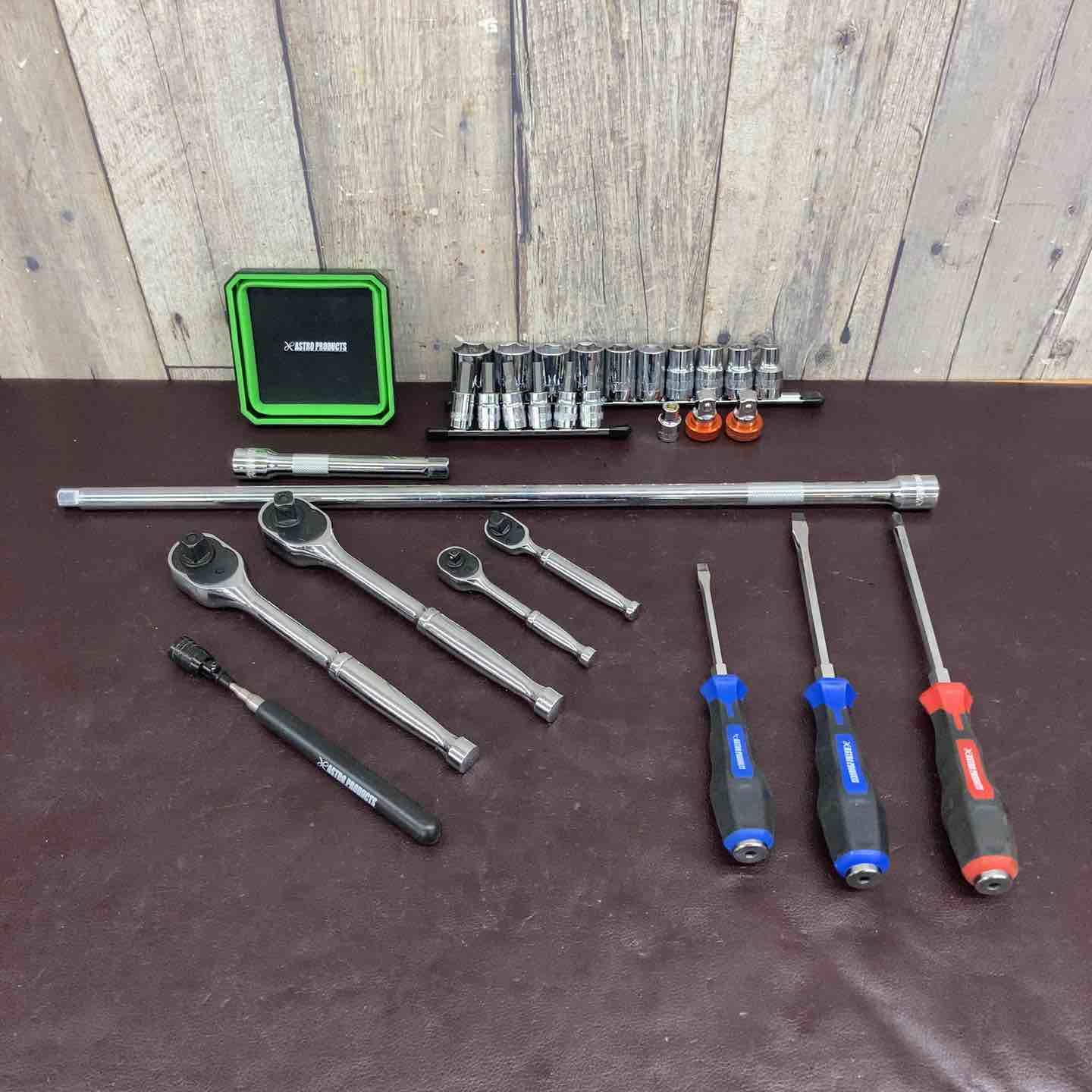 【中古】【中古品】 アストロプロダクツ(ASTRO PRODUCTS)  お手て物の具まとめ 全16点 ラチェット １番ウッド ソケット 【東大和店】