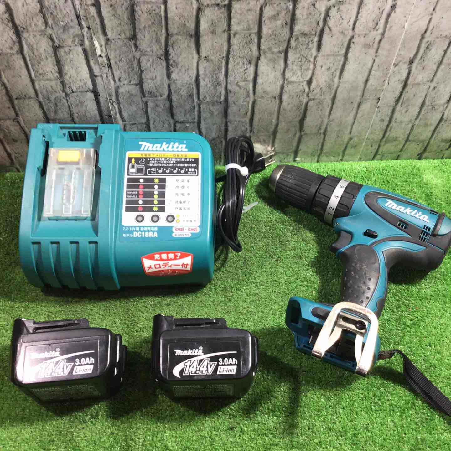 【中古】★マキタ(makita) コードレス振りまわすせん孔機１番ウッド HP440DRFX【三角江店】