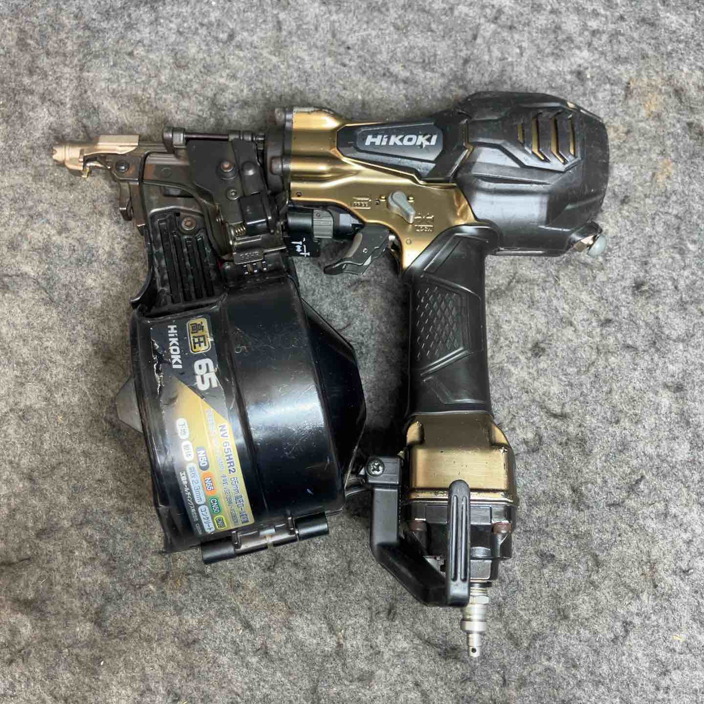 【中古】ハイコーキ(※旧:日立工機) 高圧大気圏釘打ち機 NV65HR2(S)【桶川店】