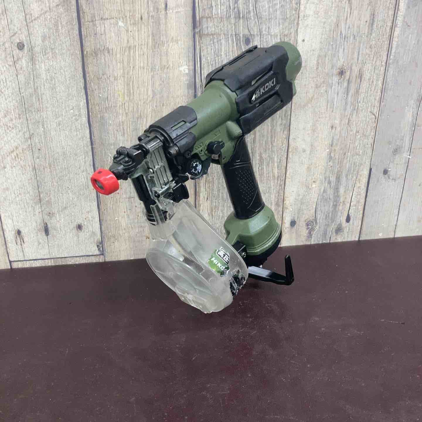 【中古】【中古品】 ハイコーキ(HIKOKI ※旧:日立工機) 高圧大気圏螺旋釘打ち機 WF4HS(AG) アブソリュートグリーン 【東大和店】