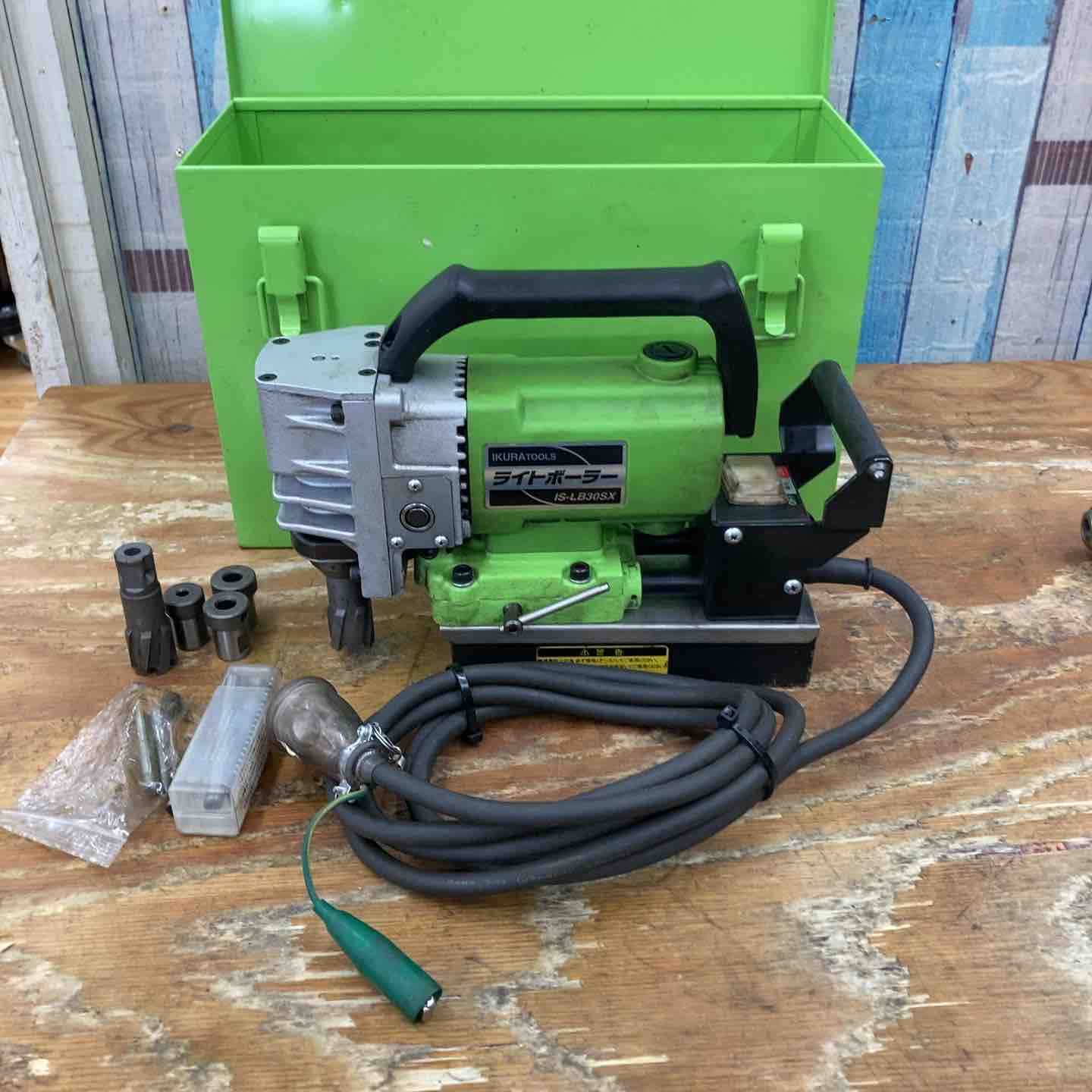 【中古】◇育良精機(イクラ/IKURA) 小型ハンデ印字機磁気ボール盤 ライトボーラー IS-LB30SX【柏店】