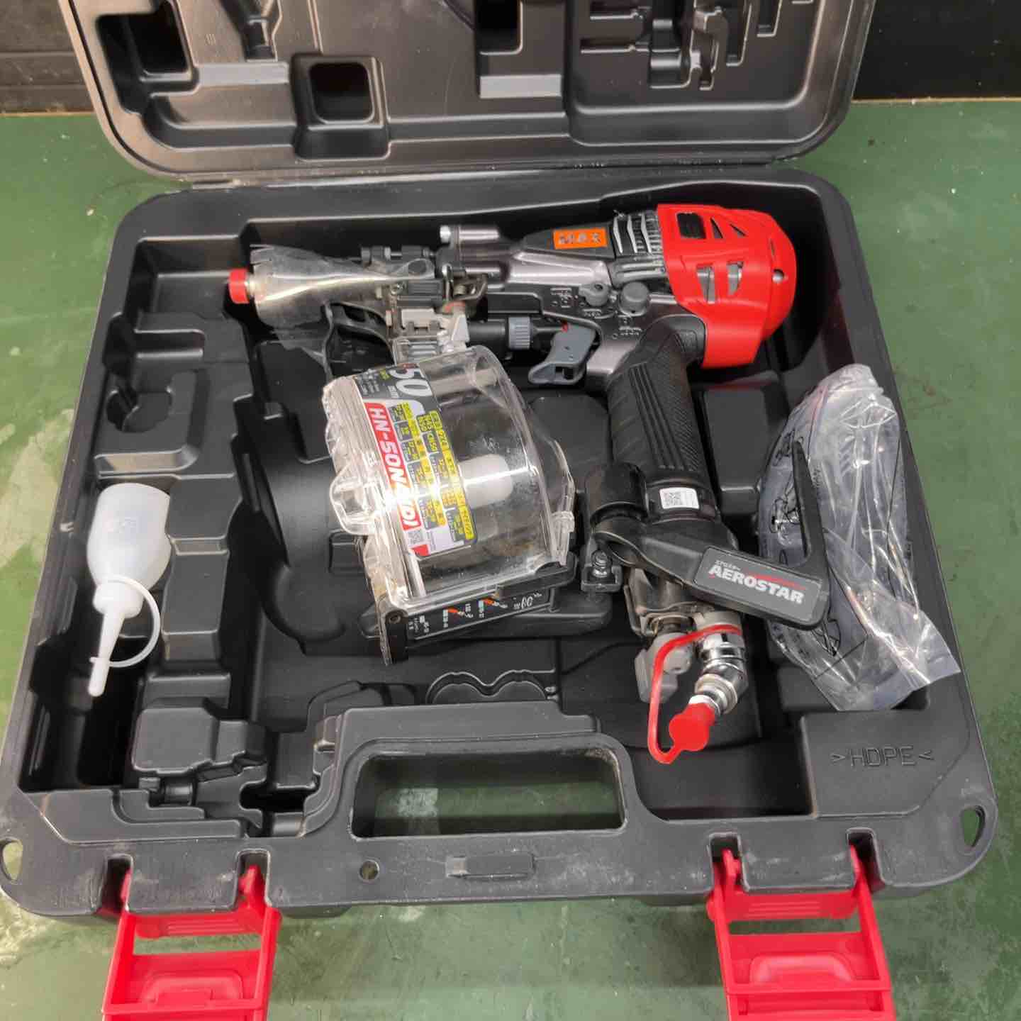 【中古】★マックス(MAX) 高圧エア湖釘打ち機 HN-50N4(D)-G【戸田店】