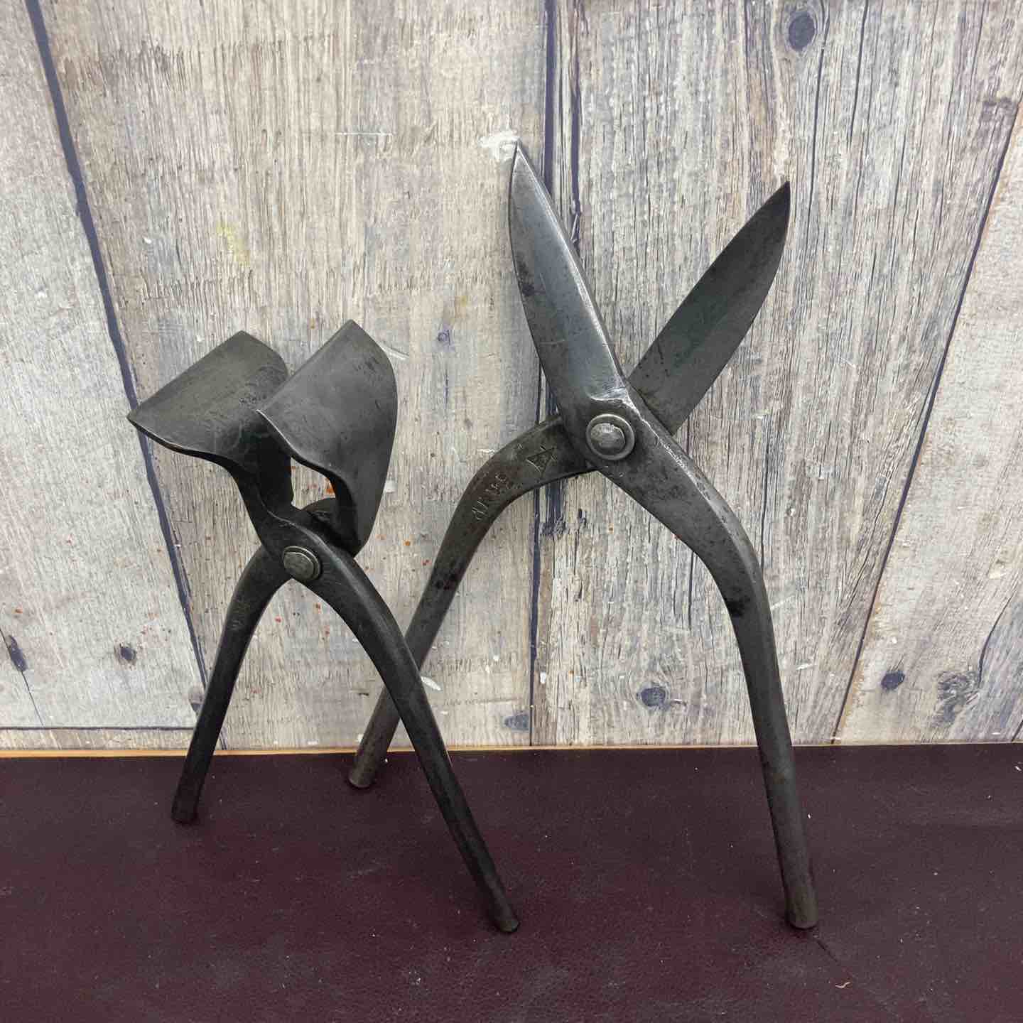 【中古】【中古品】 板金鋏(ハサミ) 茂盛光 鋏・手持ち部分 2点まとめ 【東大和店】