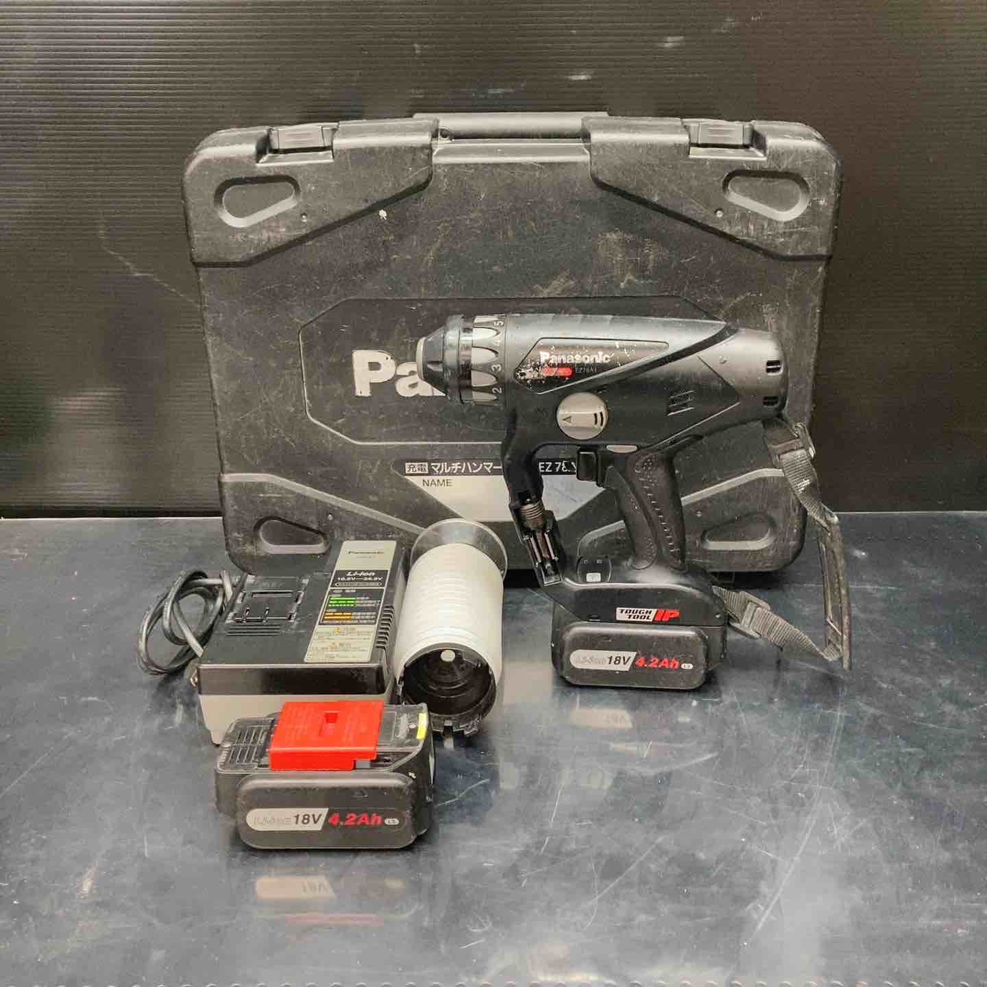 【中古】パナソニック(Panasonic) コードレスマルチハンマドリル EZ78A1LS2G-B【川越店】