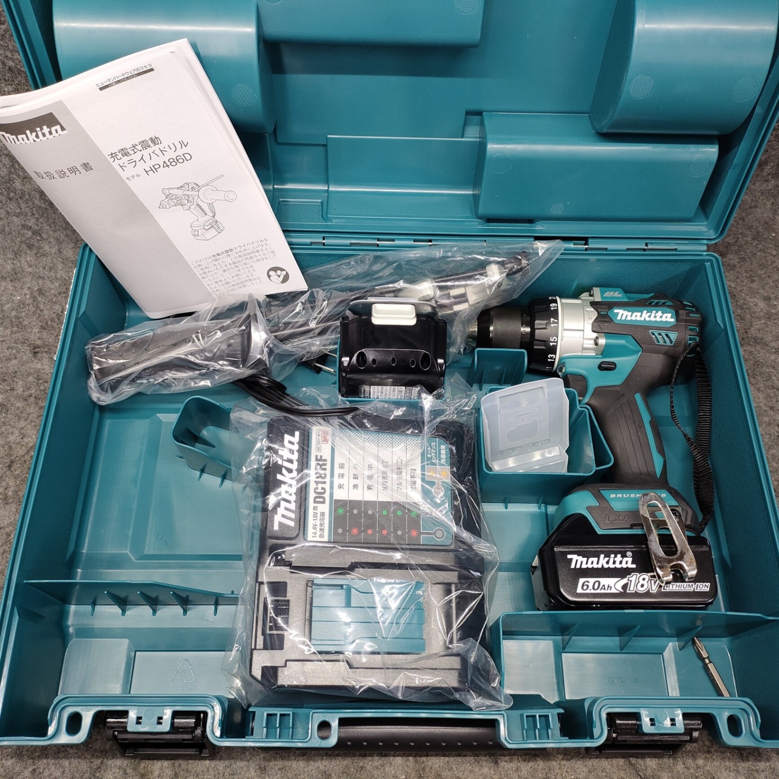 【新古】★マキタ(makita) コードレス振りまわすせん孔機１番ウッド HP486DRGX【岩槻店】