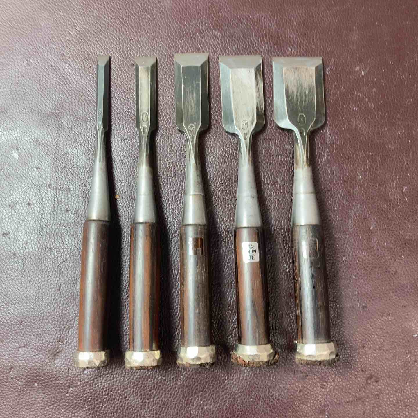 【中古】【中古品】 鑿(のみ)  宗次 5本組 【東大和店】