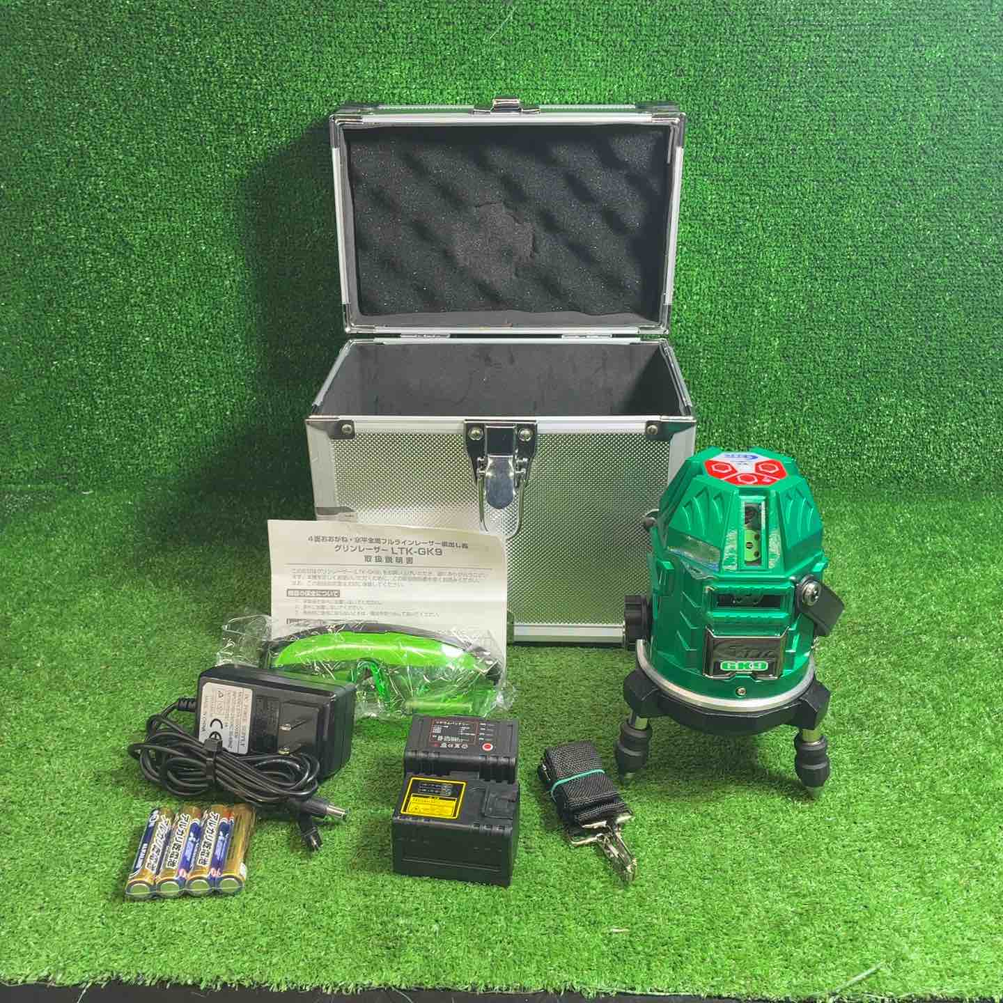 【中古】 テクノ売りわたす 緑であることレーザ墨出し器 LTK-キーパー9 【藤沢店】