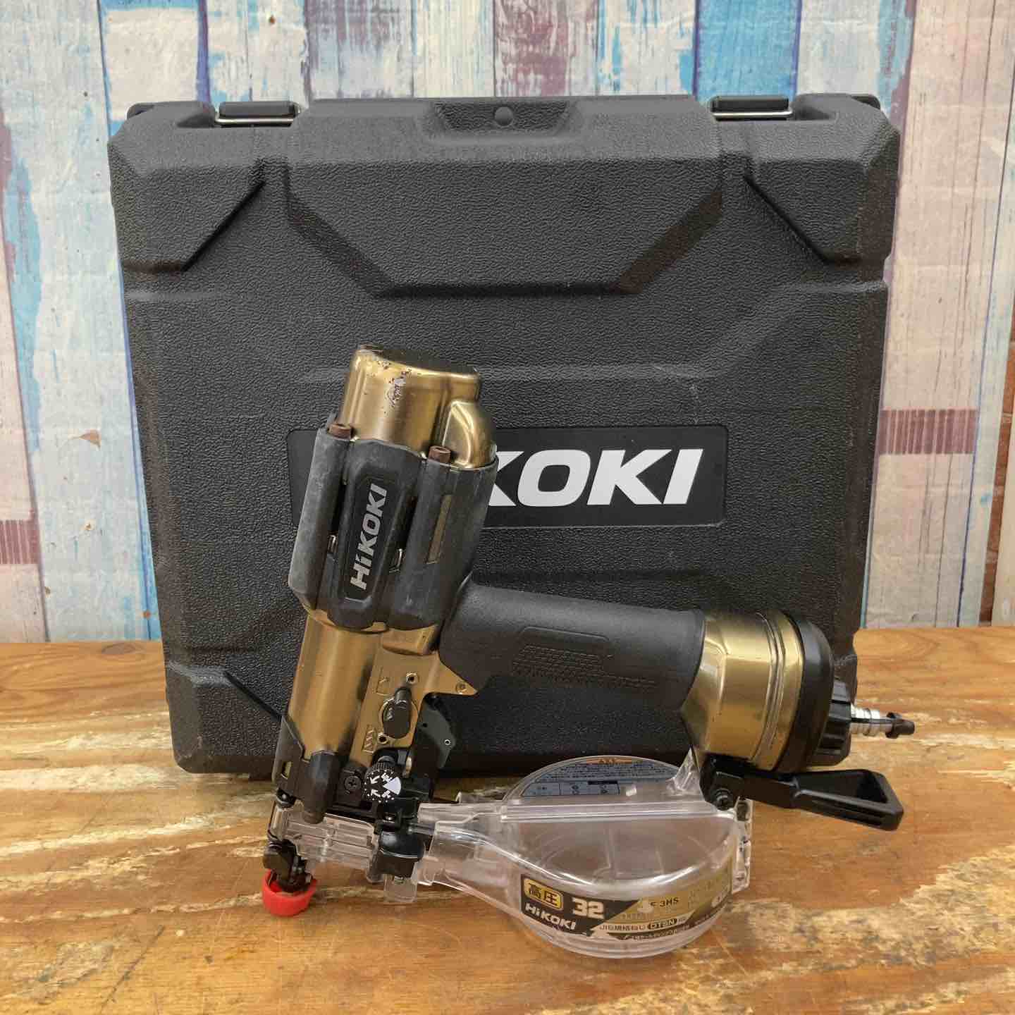 【中古】★ハイコーキ(HIKOKI ※旧:日立工機) 高圧エア湖螺旋釘打ち機 WF3HS【柏店】