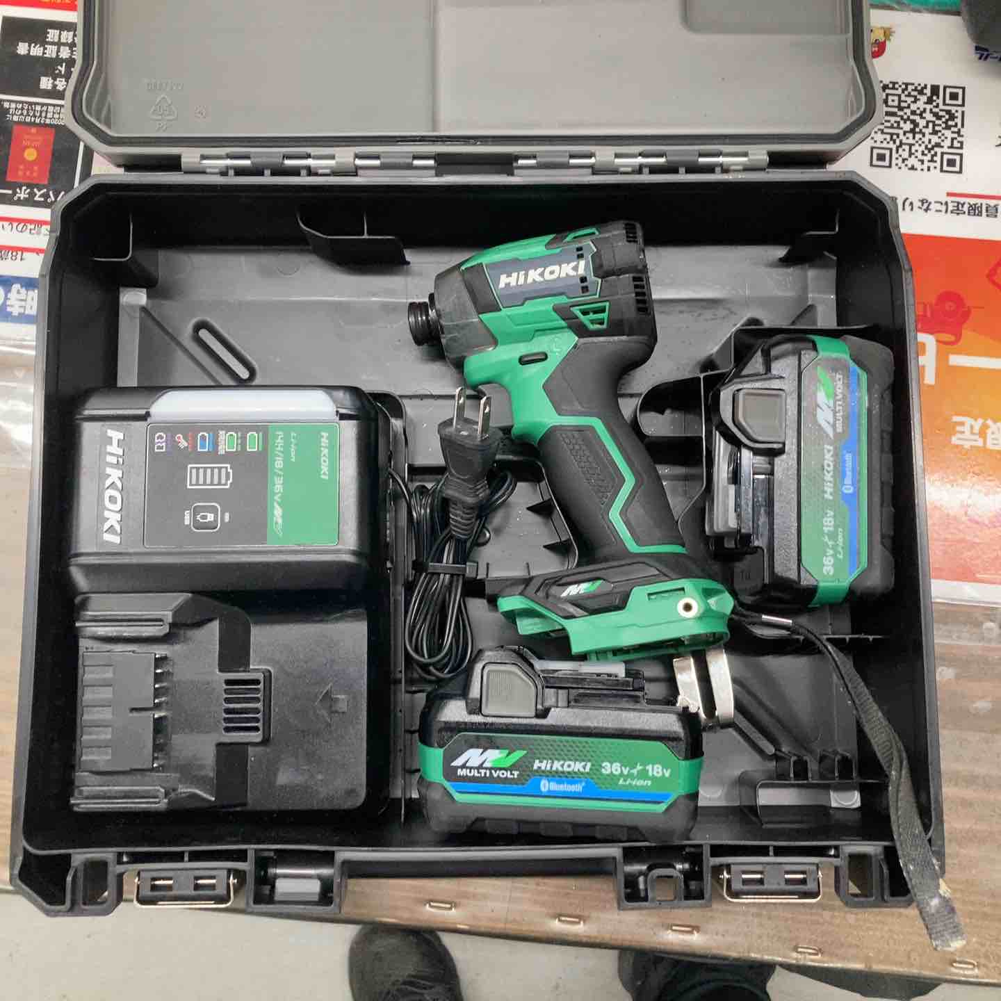 【中古】★ハイコーキ(HIKOKI ※旧:日立工機) コードレスインパクトドライバ アグレッシブグリーン WH36DD(2XHLSZ)【戸田店】｜アクトツール店