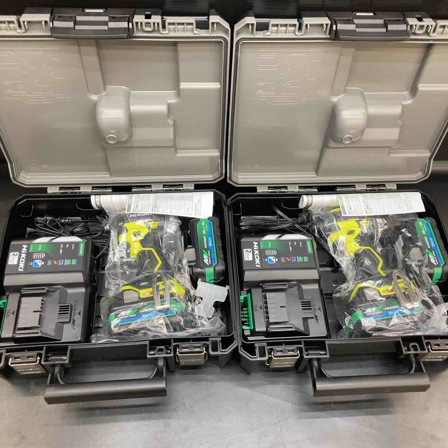 【新古】2台書き割り ハイコーキ/HIKOKI コードレスインパクトドライバ スパイダーイエロー WH36DD(2XHYSZ)【川越店】