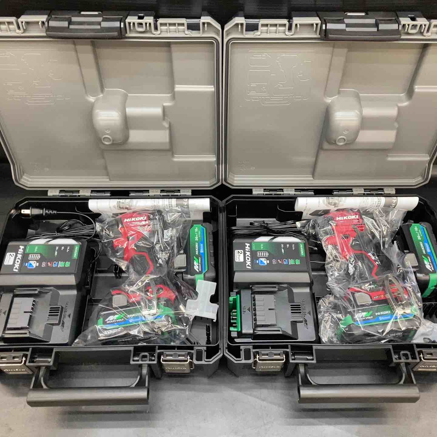 【新古】ハイコーキ(HIKOKI ※旧:日立工機) コードレスインパクトドライバ スコーピオンレッド WH36DD(2XHRSZ) 2台書き割り【川越店】