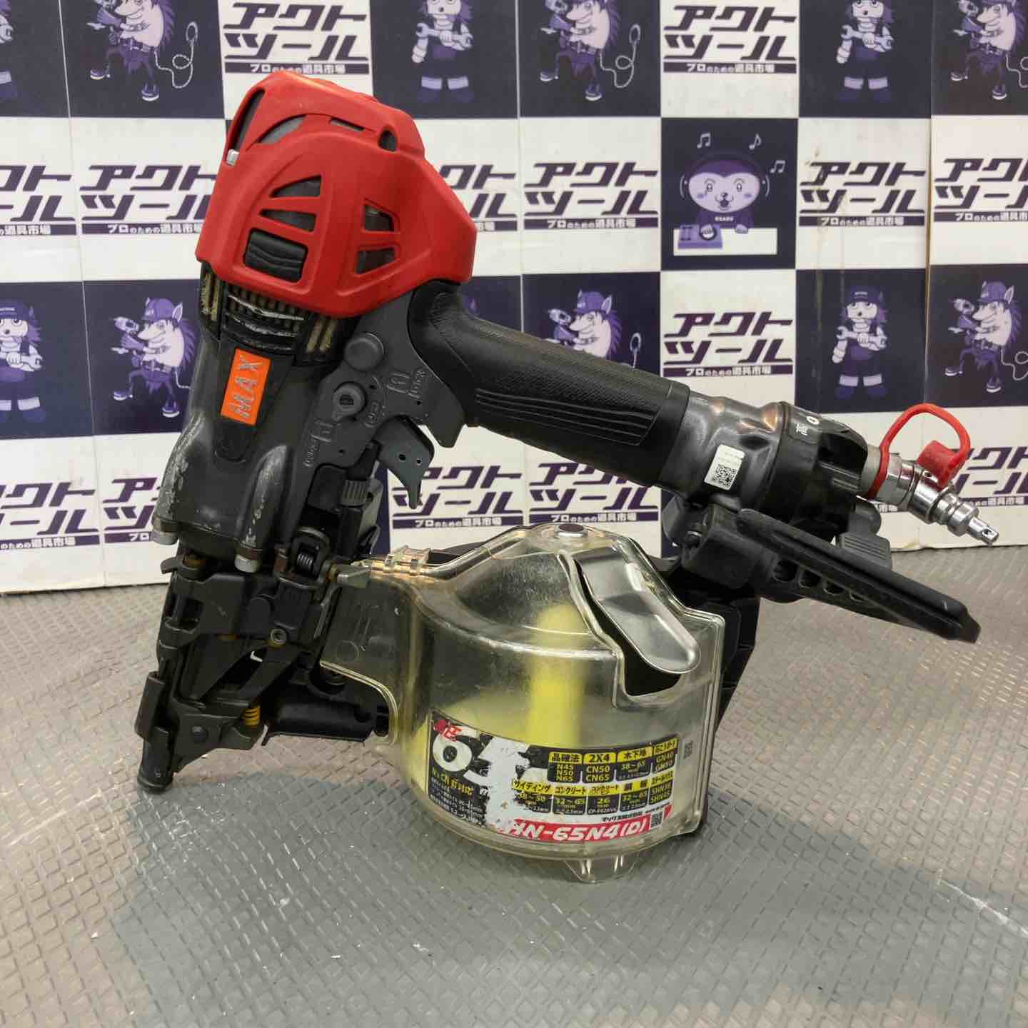 【中古】★マックス(MAX) 高圧エア湖釘打ち機 HN-65N4(D)-G【所沢店】
