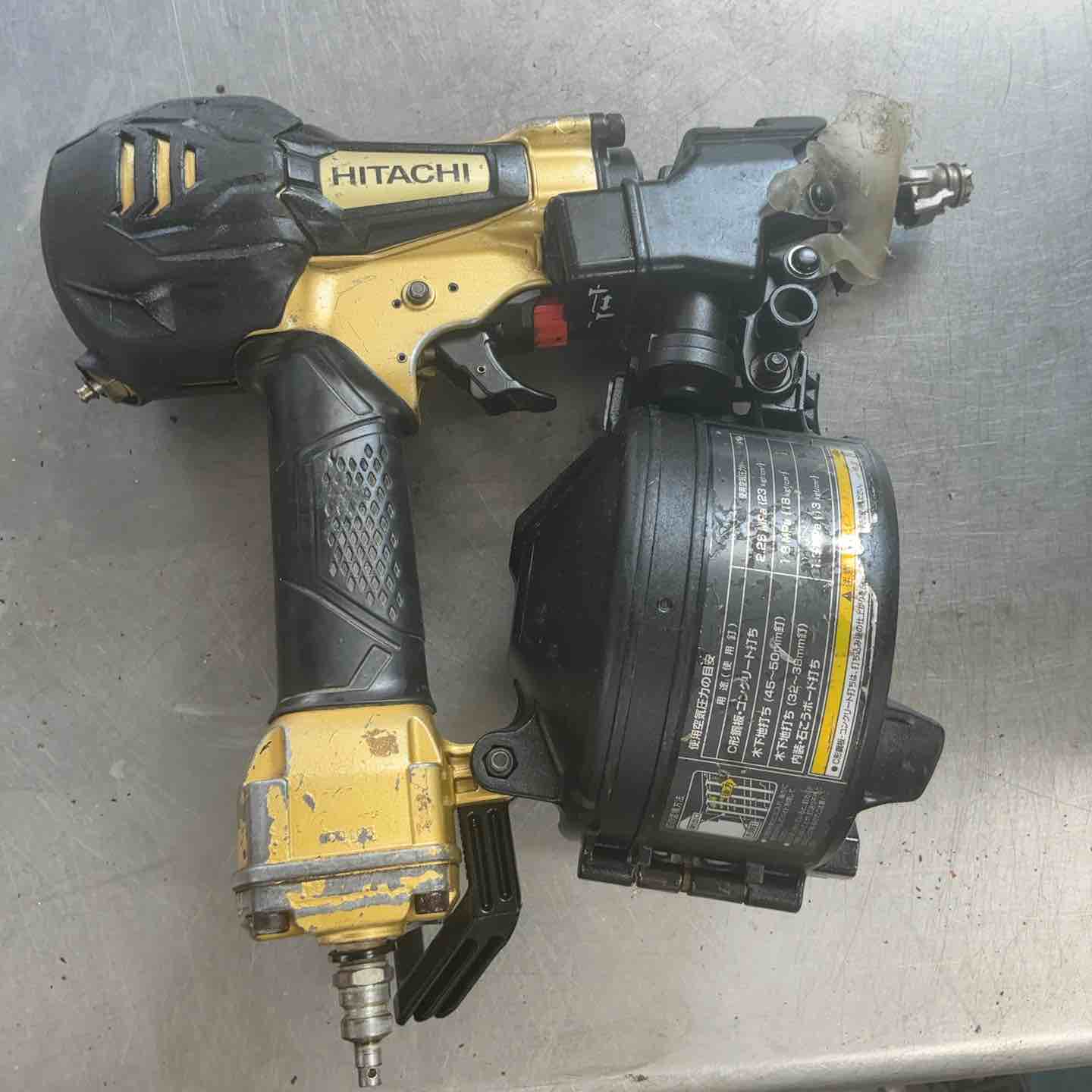 【中古】★ハイコーキ(HIKOKI ※旧:日立工機) 高圧大気圏釘打ち機 NV50HR(N)【草加店】