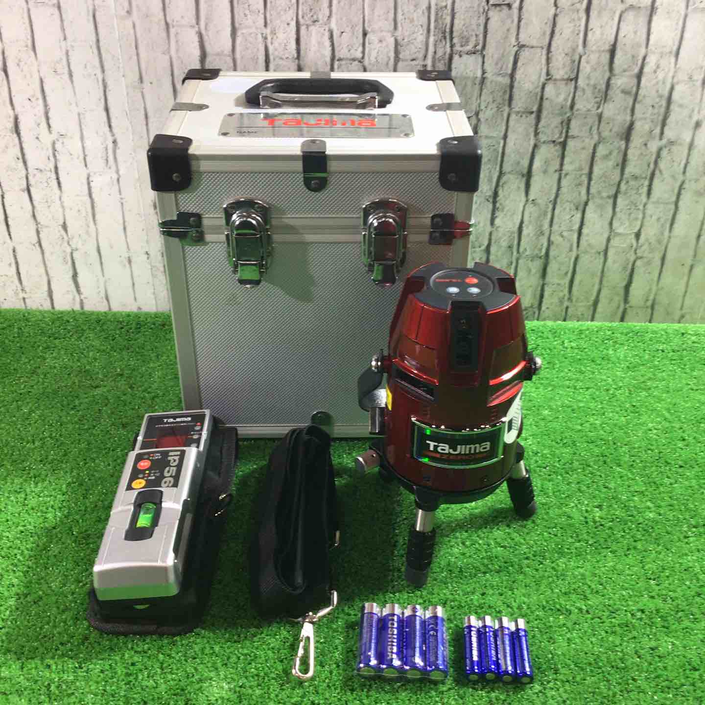 【中古】◇タジマ(Tajima) レーザ墨出し器 無し 矩十字・横全周 盛りだくさん伝達ルート ZERO-KJC【三角江店】