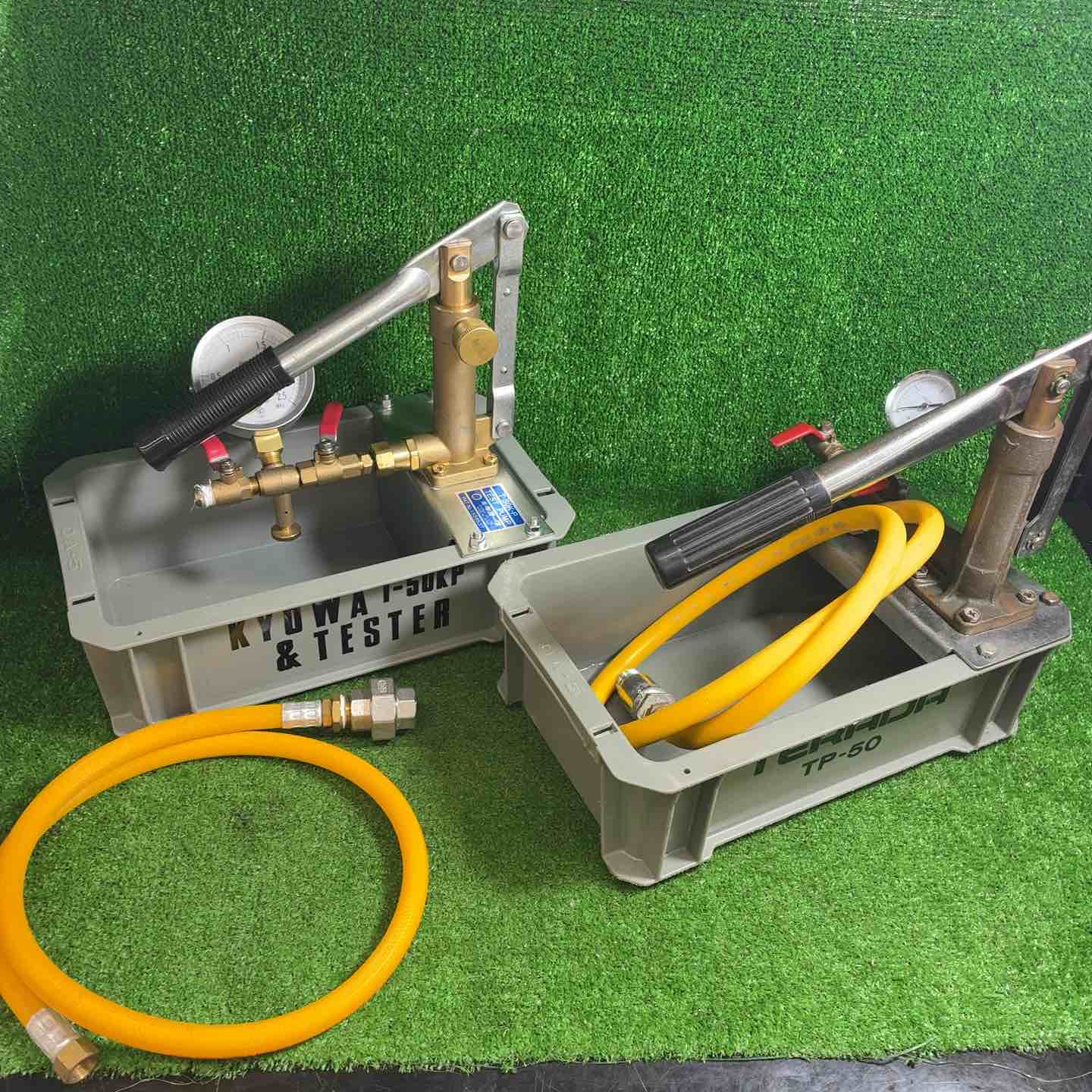 【中古】キョーワ 水圧取り調べる揚水機手動式 T-50K-P、TERADA 取り調べる揚水機 TP-50【藤沢店】