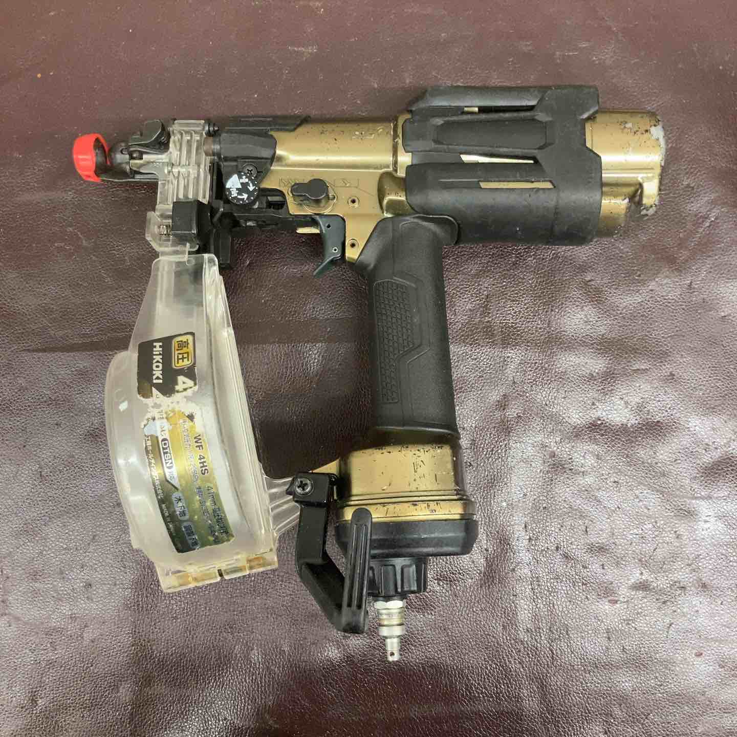【中古】【中古品】 ハイコーキ(HIKOKI ※旧:日立工機) 高圧エア湖螺旋釘打ち機 WF4HS 【東大和店】