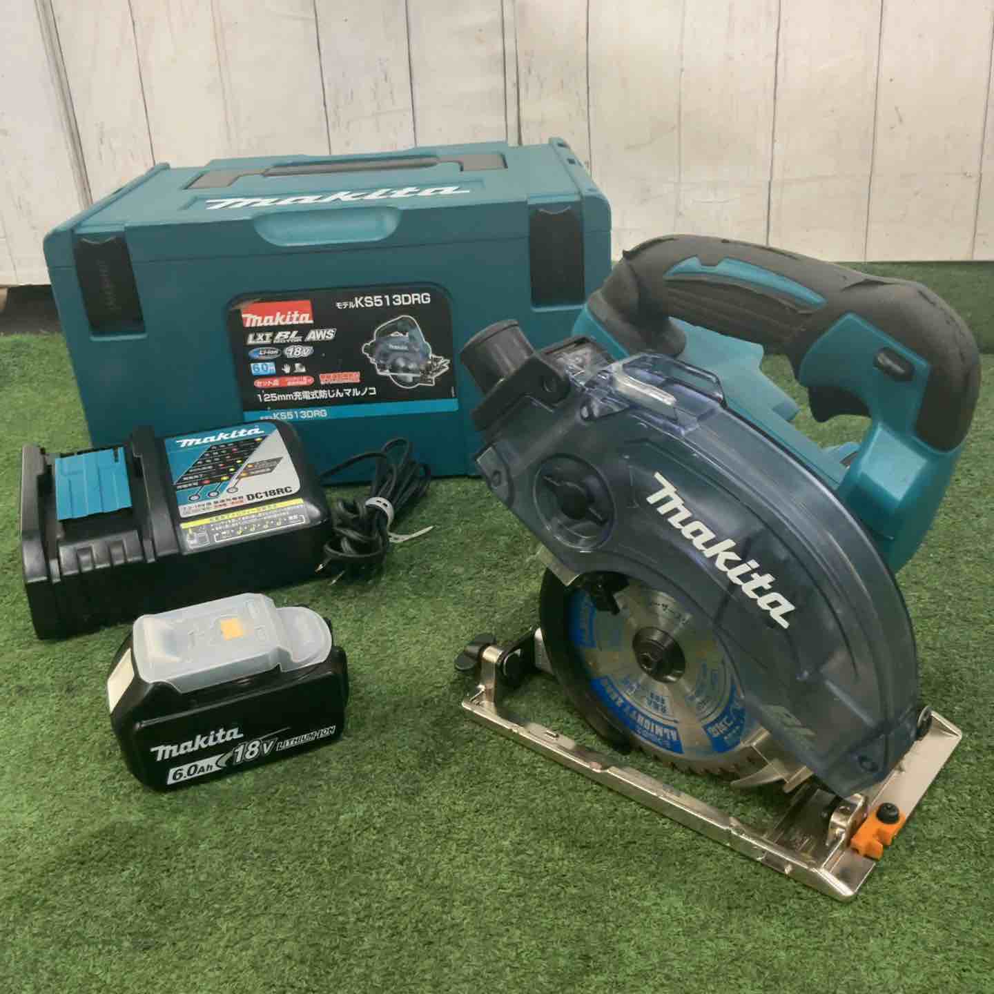 【中古】★マキタ(makita) コードレス防じん丸のこ KS513DRGX 18V 動くこと突きとめる済【三角江店】
