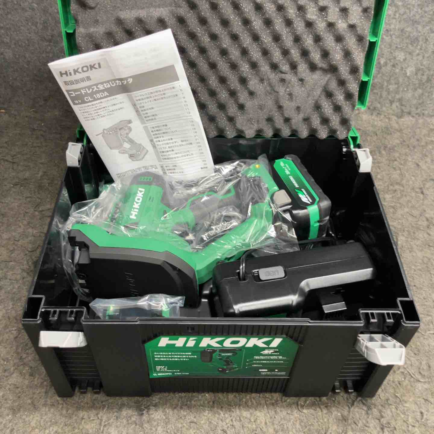 【新古】★ハイコーキ(HIKOKI) 18Vコードレス全ネジカッタ CL18DA(XPZ)【鴻巣店】