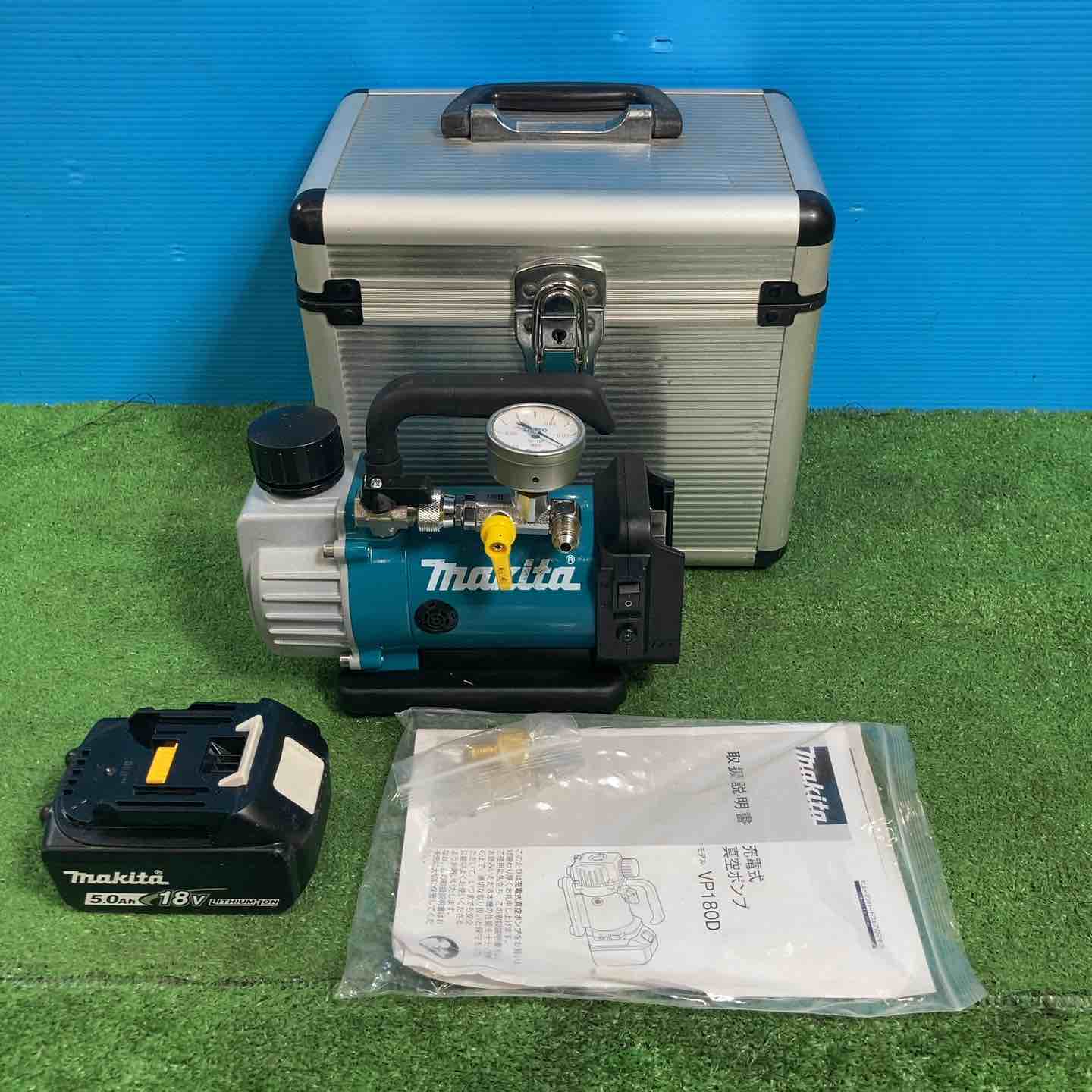【中古】★マキタ(makita) コードレス無意味さ揚水機 VP180DZ 18V5.0Ahバッテリ・無意味さゲージ・軽銀容れもの付【岩槻店】