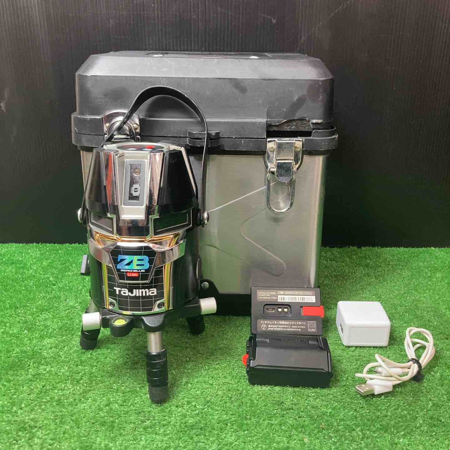 【中古品】★タジマ(Tajima) 緑であることレーザ墨出し器 ZEROBL-KJC ZB ZERO BLUE-KJC ※受光器皆無※ 備考欄引き合い【岩槻店】