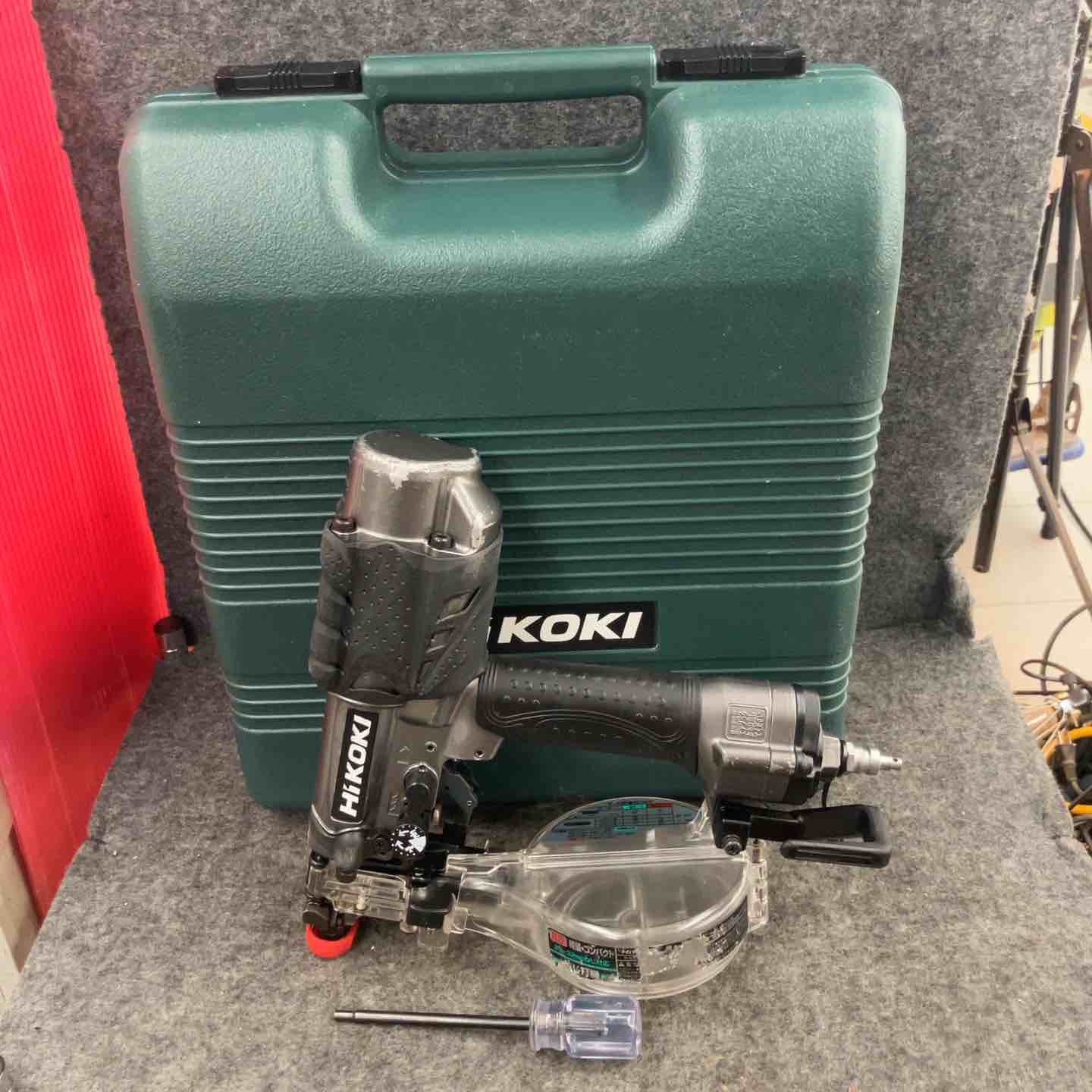 【中古】★ハイコーキ(HIKOKI ※旧:日立工機) 高圧エア湖螺子釘打ち機 WF3H(G) 製造会社取りつくろう済み【鴻巣店】