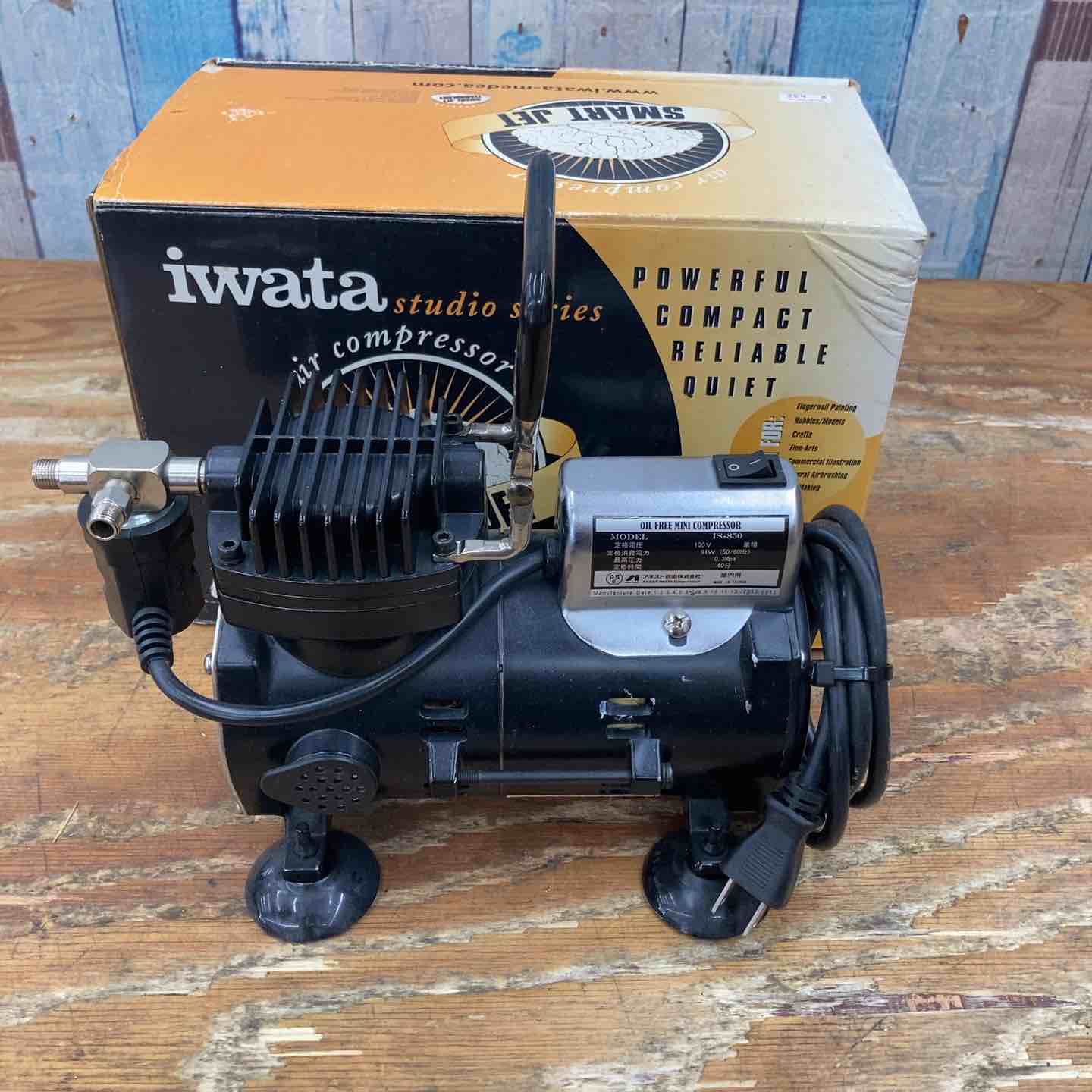 【中古】◇アネスト岩田 ミニコンプレッサー 疾駆ジェット機 IS-850【柏店】