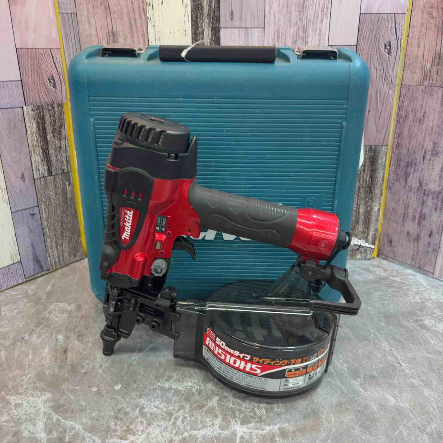 【中古】★マキタ(makita) 高圧エア湖釘打ち機 AN510HS サイディング【八潮店】