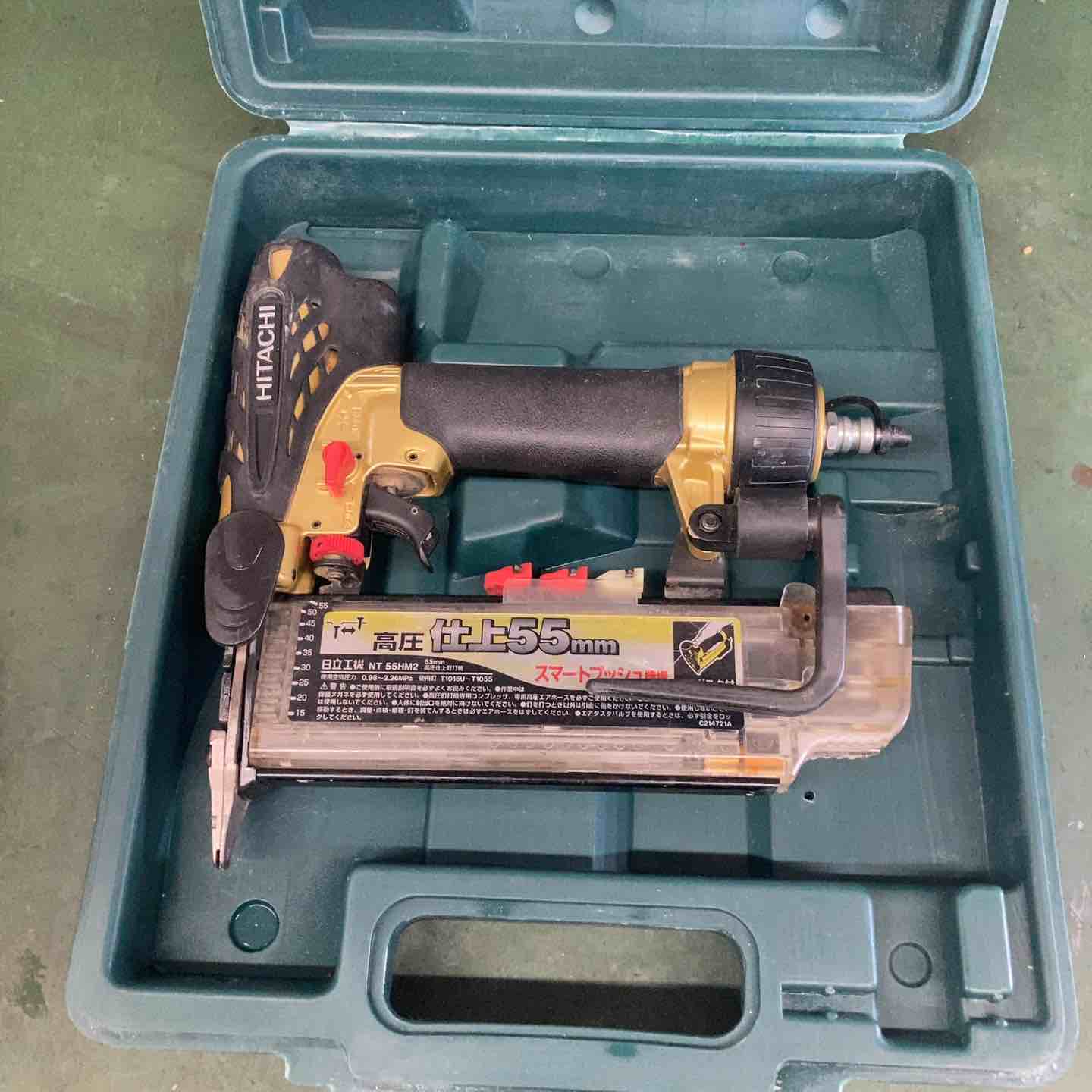 【中古】★ハイコーキ(HIKOKI ※旧:日立工機) 高圧フィニッシュネイラ NT55HM2【戸田店】