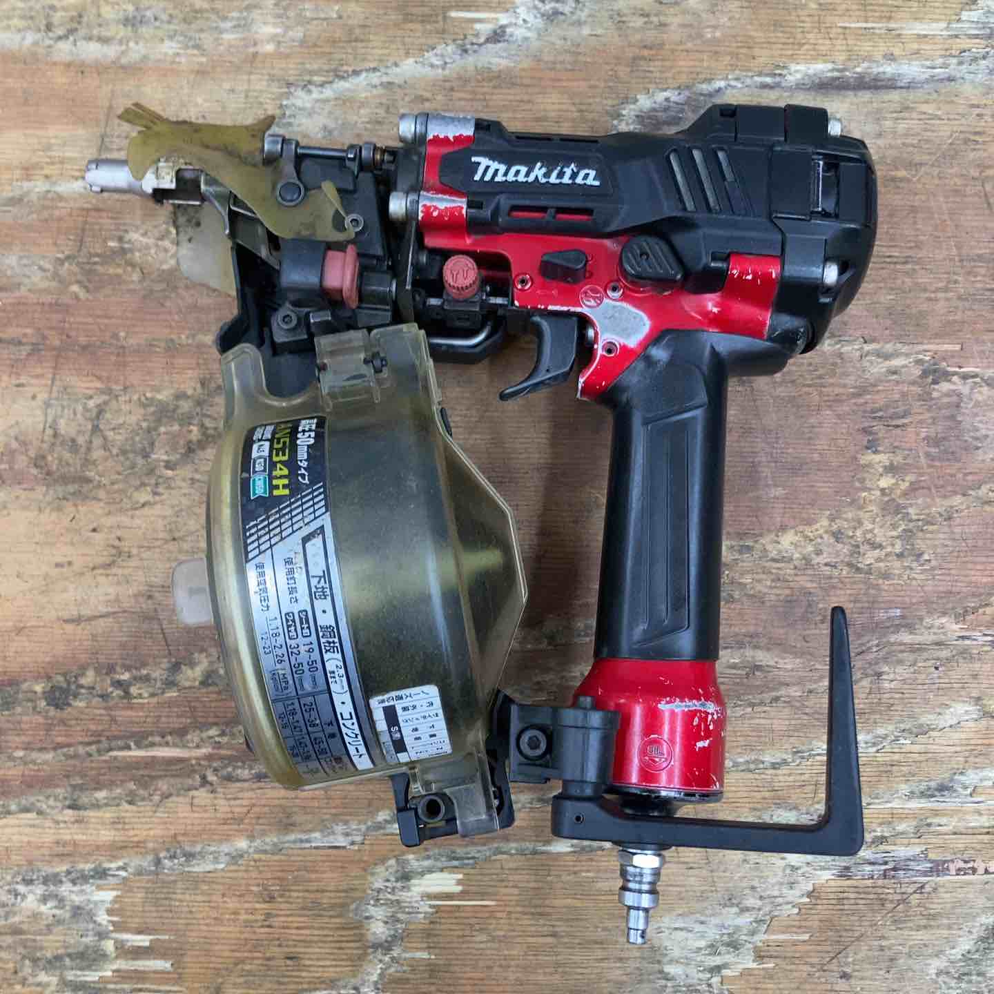 【中古】★マキタ(makita) 高圧エア湖釘打ち機 AN534H【柏店】