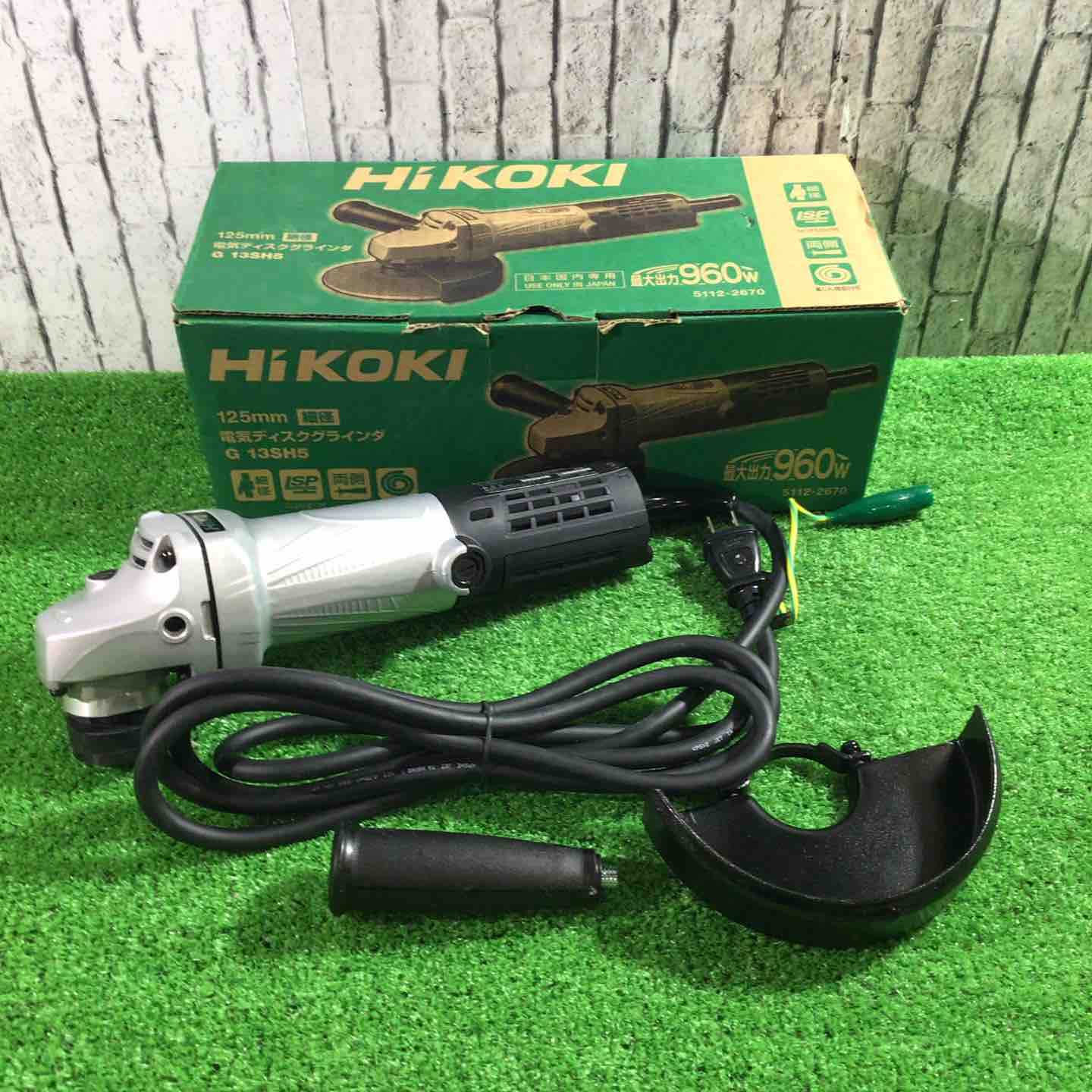 【中古】☆ハイコーキ(HIKOKI ※旧:日立工機) 125粍明かりレコード盤圧砕機  G13SH5【三角江店】