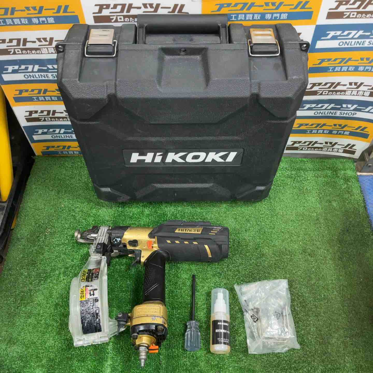 【中古】★ハイコーキ(HIKOKI ※旧:日立工機) 高圧エア湖螺子釘打ち機 WF4H3【草加店】