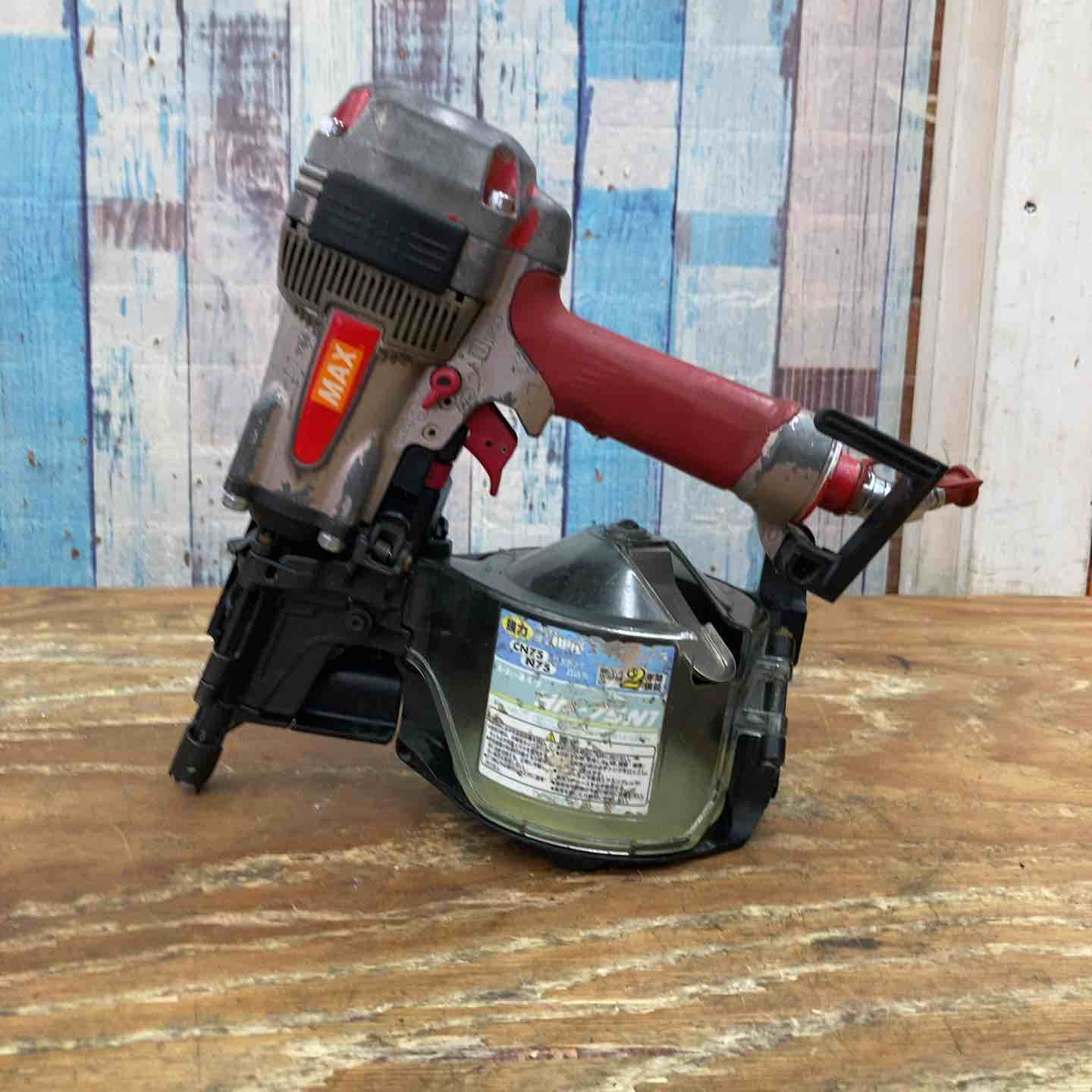 【中古】★マックス(MAX) 高圧エア湖釘打ち機 HN-75N1【柏店】