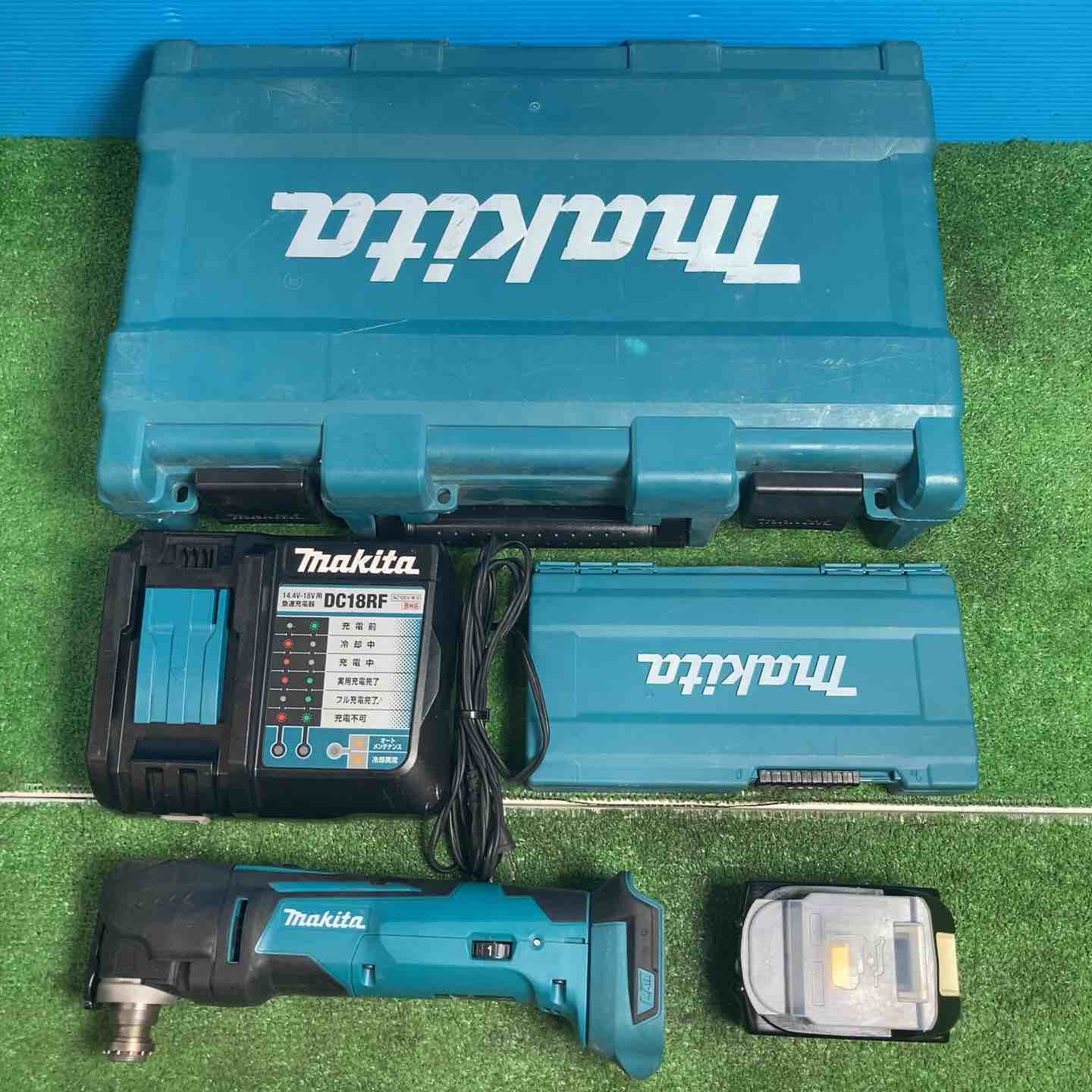 【中古】★マキタ(makita) コードレスマルチツール TM51DRG 18V蓄電池、申し受ける器付き添い人 、入れもの付き添い人【岩槻店】