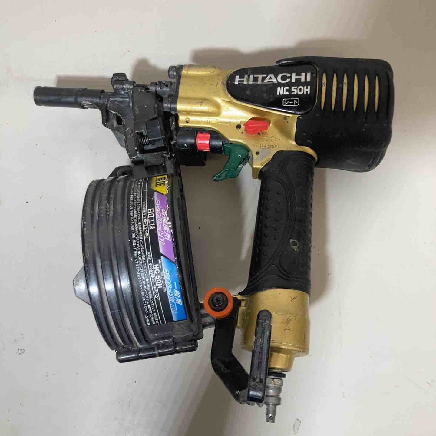 【中古】★ハイコーキ(HIKOKI ※旧:日立工機) 高圧エア湖釘打ち機 NC50H【戸田店】