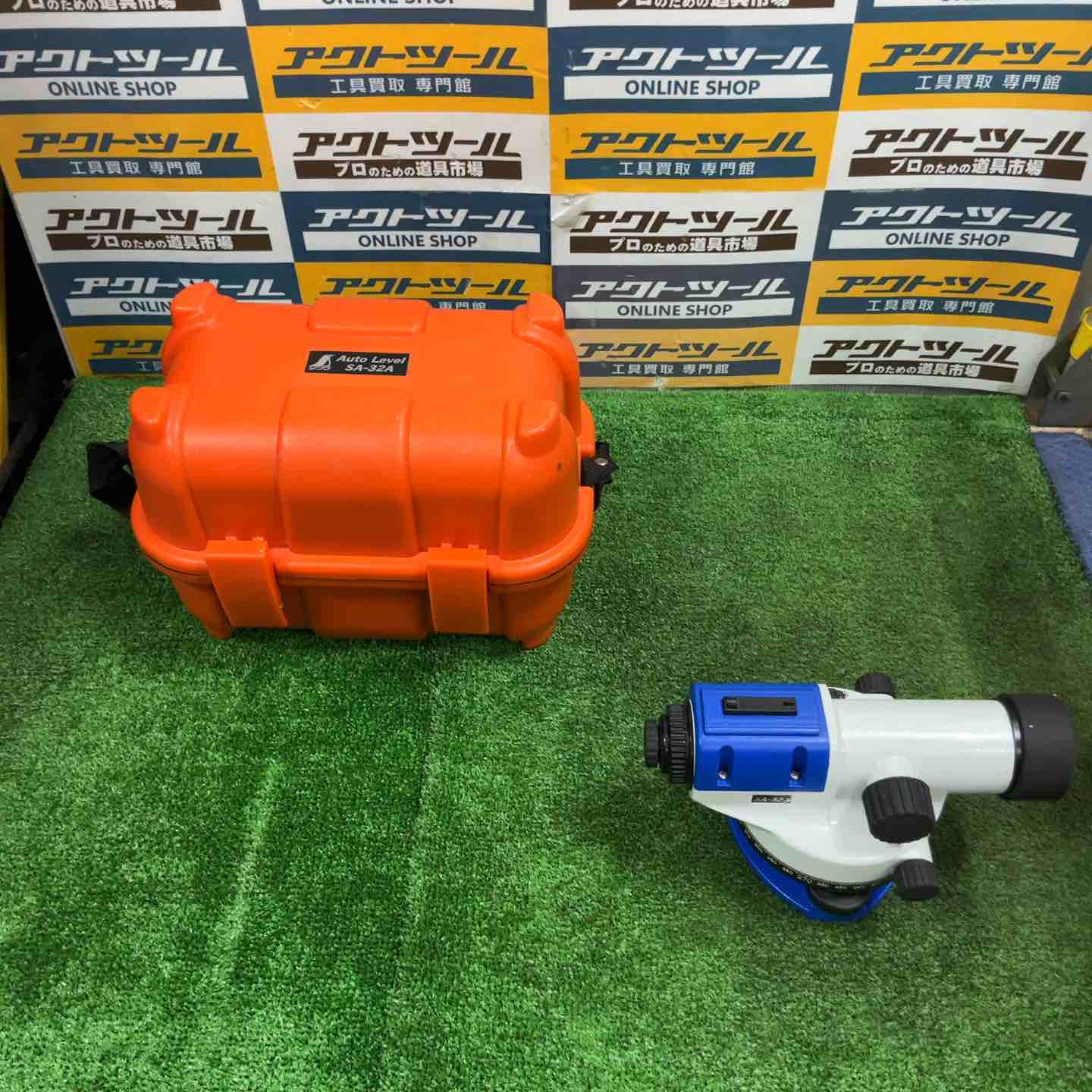 【中古】◇シンワ測定 オート気泡管水準器 SA-32A 未目盛り調整【草加店】