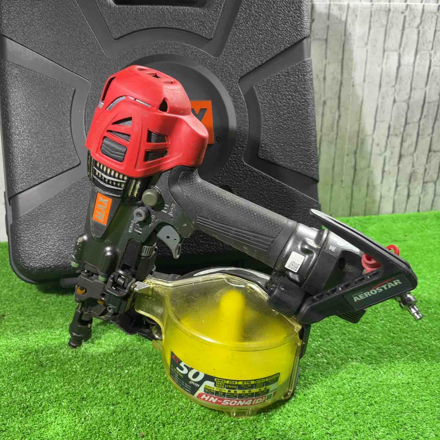 【中古】★マックス(MAX) 高圧エア湖釘打ち機 HN-50N4(D)-G【三角江店】