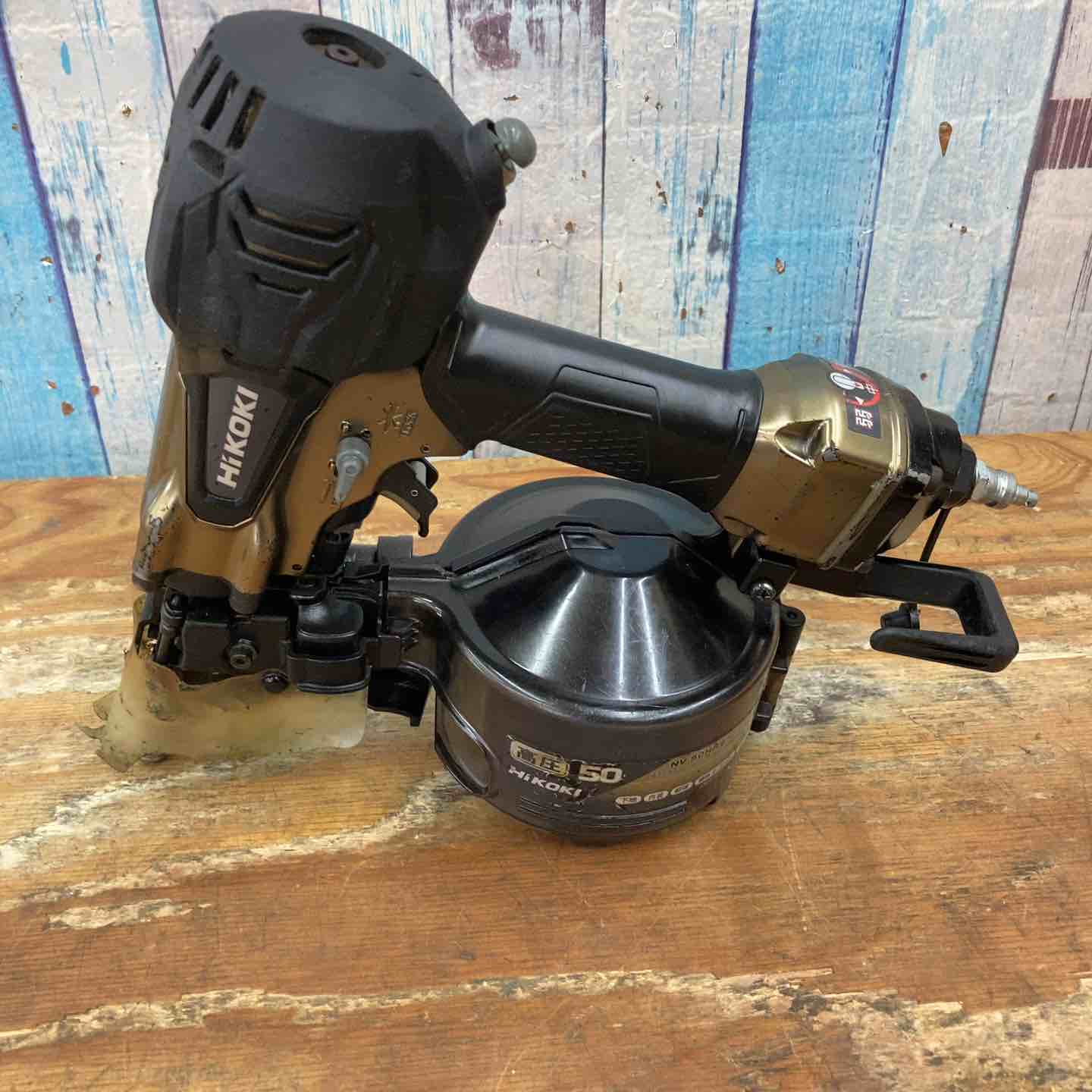 【中古】★ハイコーキ(HIKOKI ※旧:日立工機) 高圧大気圏釘打ち機 NV50HR2(S)【柏店】