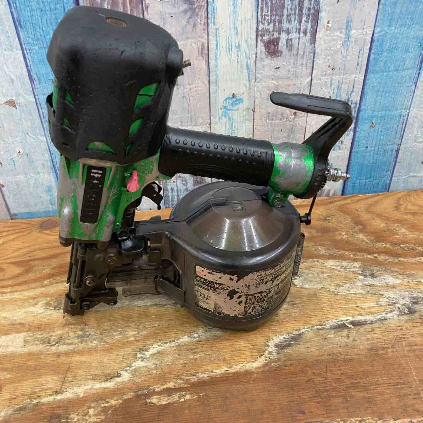 【中古】★ハイコーキ(HIKOKI ※旧:日立工機) 高圧エア湖釘打ち機 NV90HMC(L)【柏店】