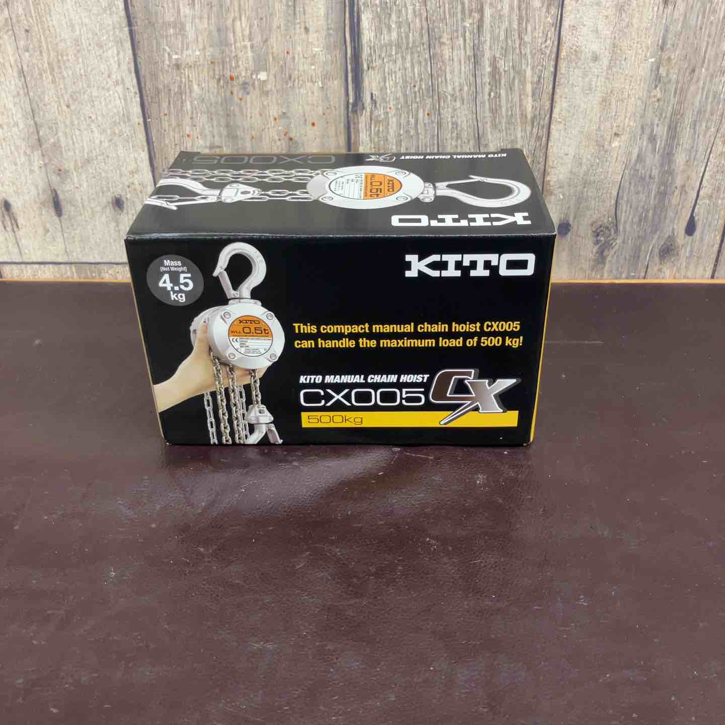 【新古】【未当て嵌める(店先見せびらかす品)】 KITO(キトー) チェーン店立ちはだかる CX005 (CX1A) 【東大和店】