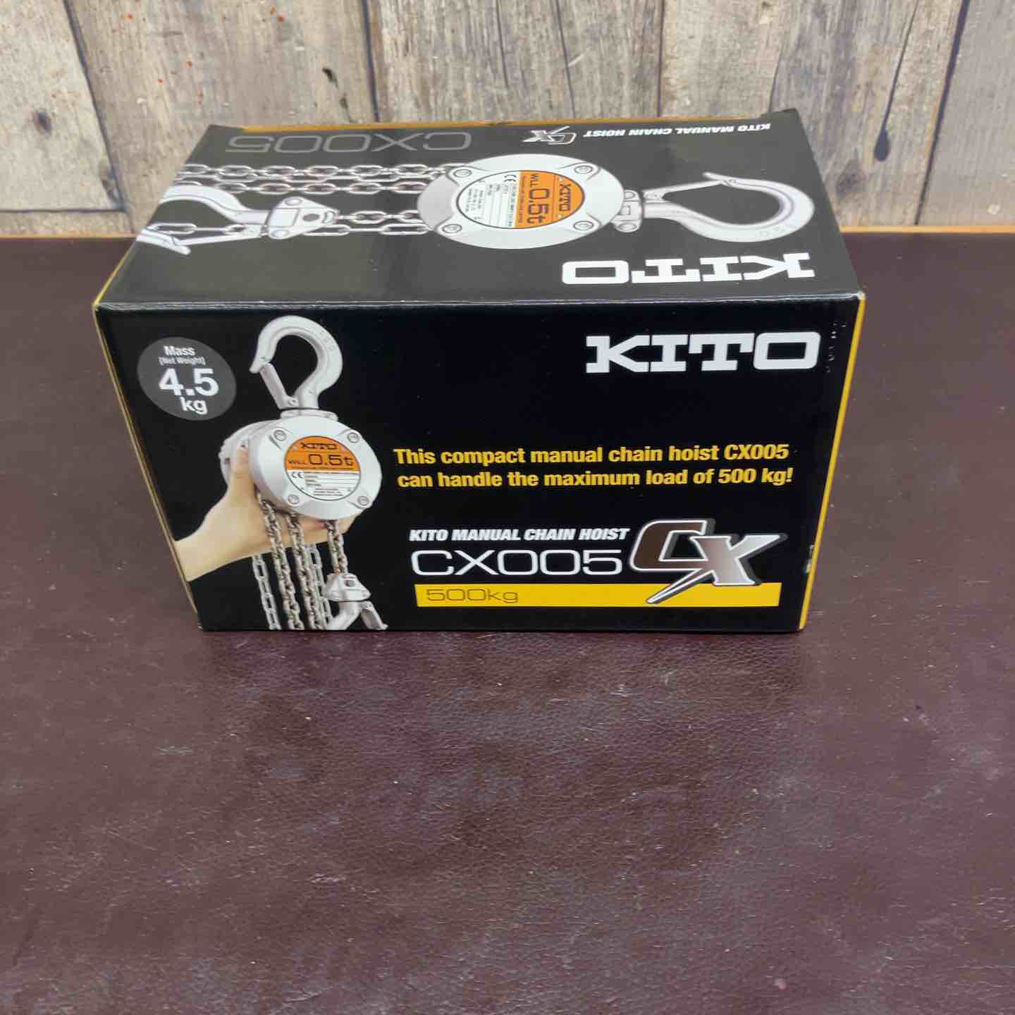 【新古】【未当て嵌める(店先見せびらかす品)】 KITO(キトー) チェーン店立ちはだかる CX005 (CX1A) 【東大和店】