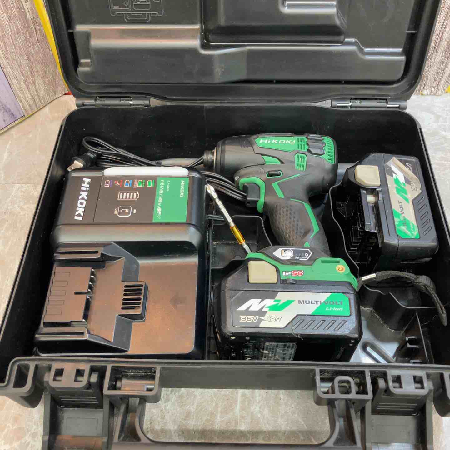 【中古】★ハイコーキ(HIKOKI ※旧:日立工機) コードレスソフトインパクトドライバー WHP18DBL(2LXPK)【八潮店】|アクトツール店