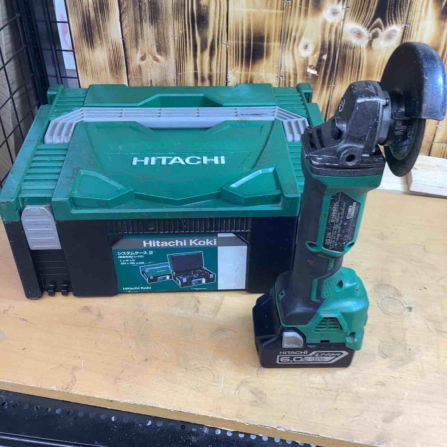 【中古】☆ハイコーキ(HIKOKI ※旧:日立工機) 100mmコードレスディスクグラインダ G18DBBVL(NN)(L)【越谷店】｜アクトツール店