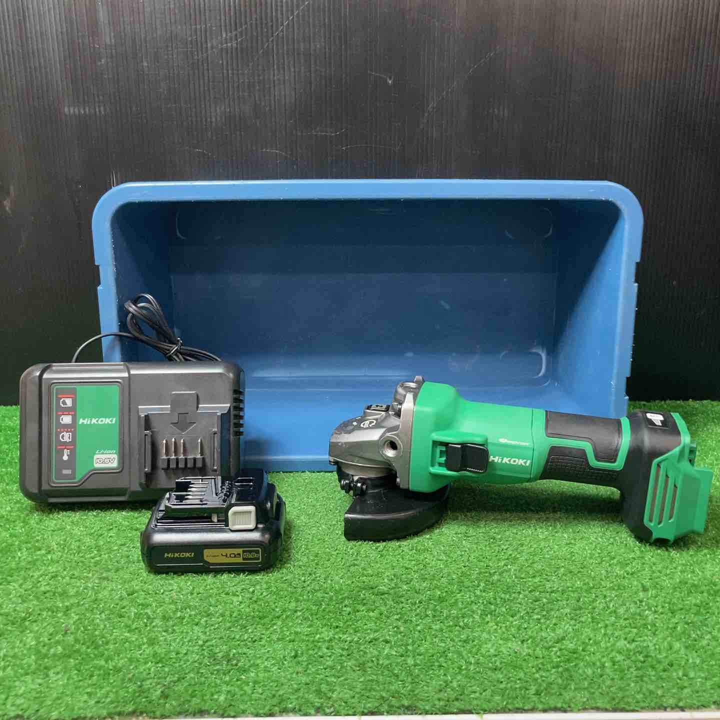 【中古】★ハイコーキ(HIKOKI ※旧:日立工機) 100mmコードレスディスクグラインダ G1210DA(2LSK)10.8V4.0Ahバッテリー1個【岩槻店】|アクトツール店