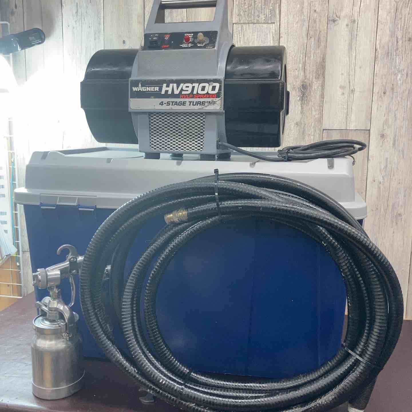 【中古】【中古品】 ワグナー(WAGNER) 温風低圧塗装機 HV9100 ホース・ガン付属 【東大和店】｜アクトツール店