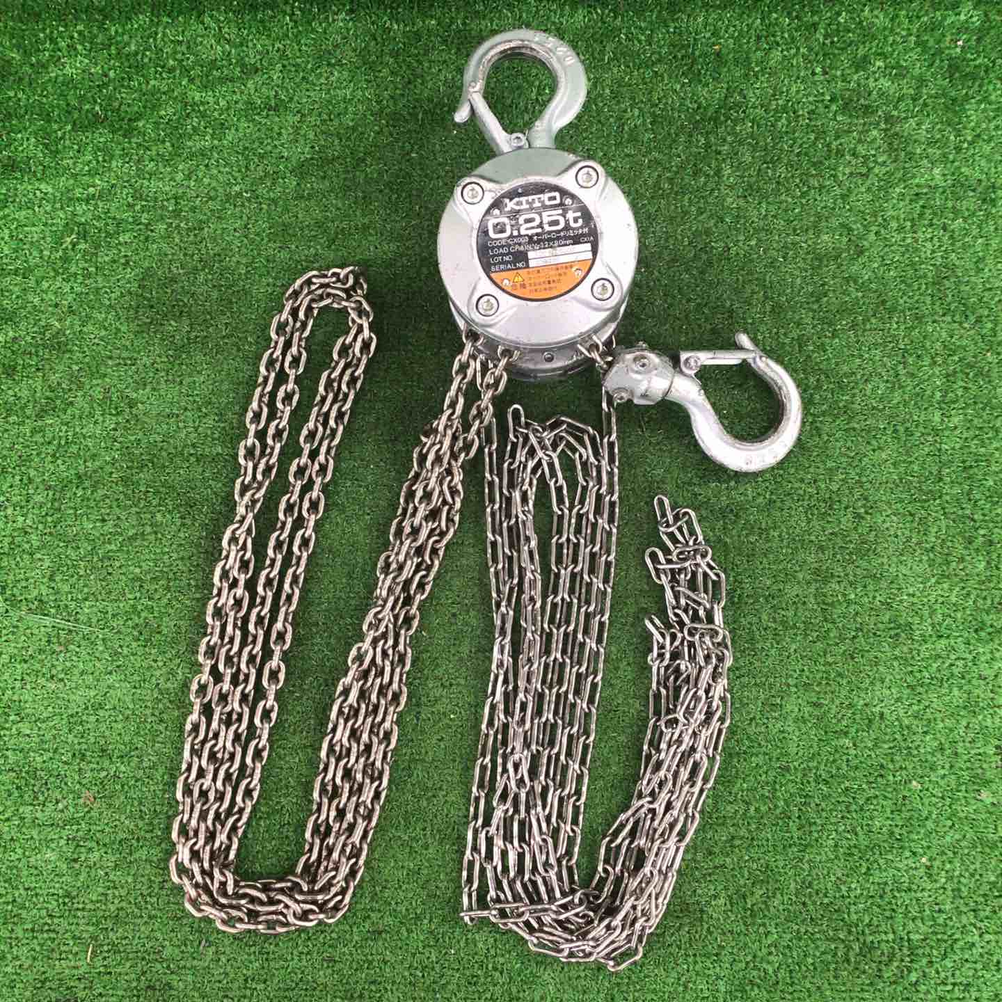 【中古】★KITO(キトー) チェーンブロック CX003 (CX1A)【川崎店】｜アクトツール店