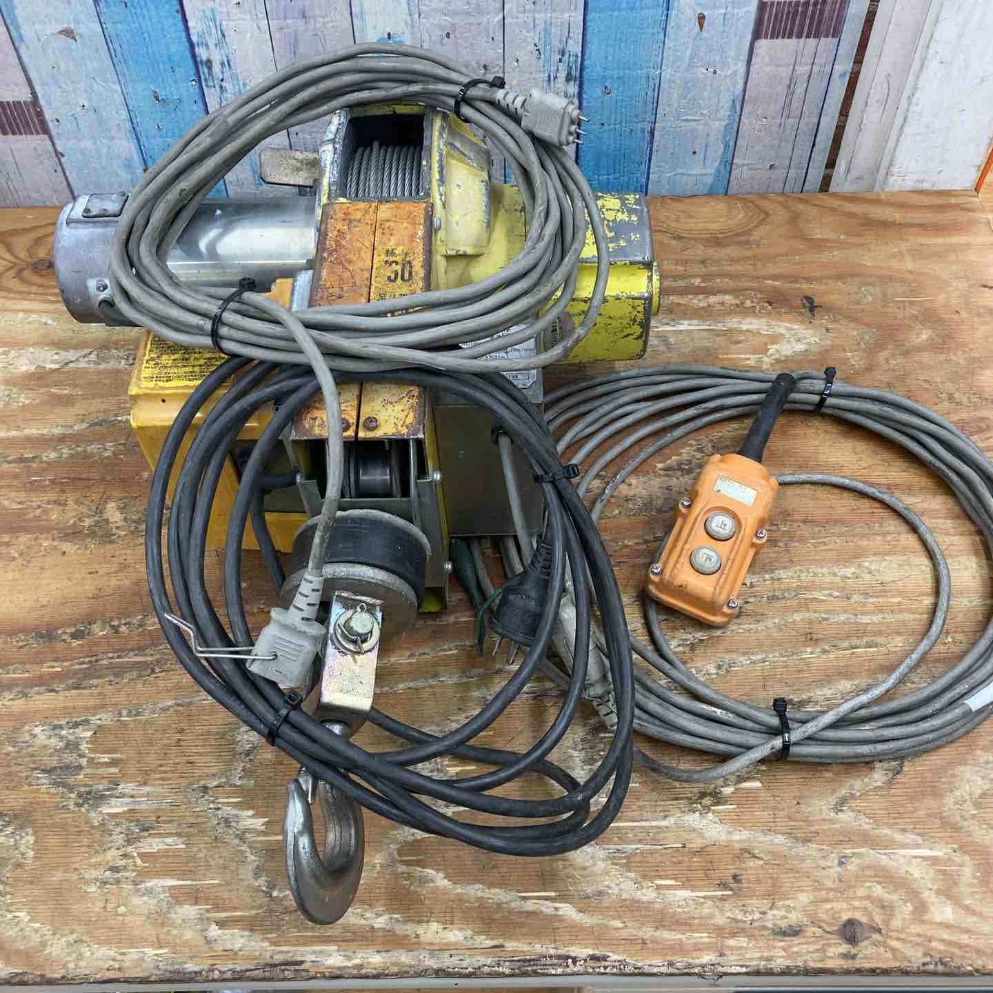 【中古】◇トーヨーコーケン(TKK) 電動ウインチ(ワイヤー) ベビーホイスト BH-930【柏店】｜アクトツール店