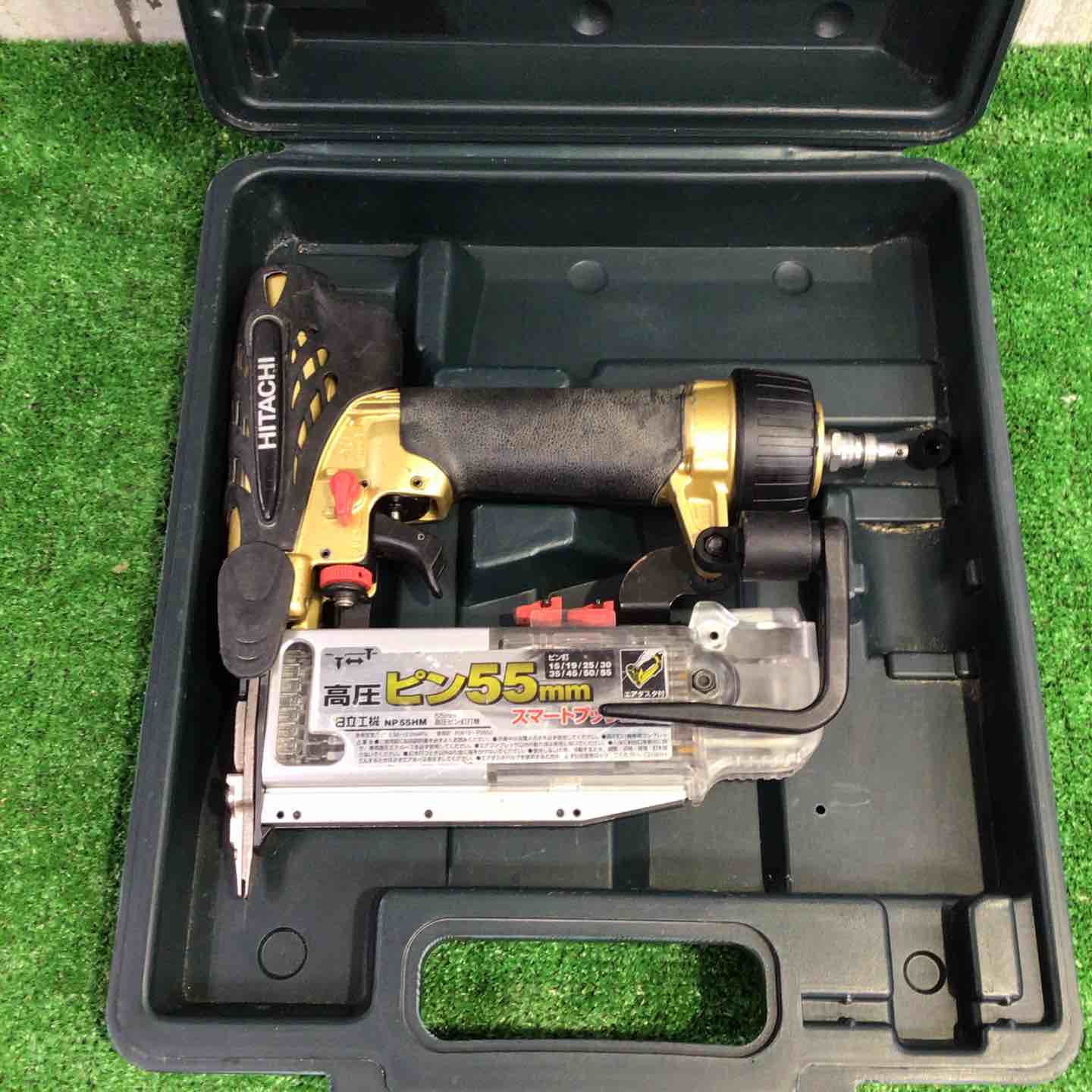 【中古】★ハイコーキ(HIKOKI ※旧:日立工機) 高圧ピンネイラ NP55HM【町田店】|アクトツール店