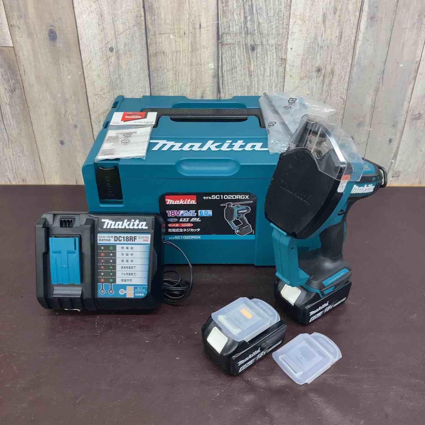 【中古】【中古品】マキタ(makita) コードレス全ネジカッター SC102DRGX 未使用カッタセット付属【東大和店】｜アクトツール店
