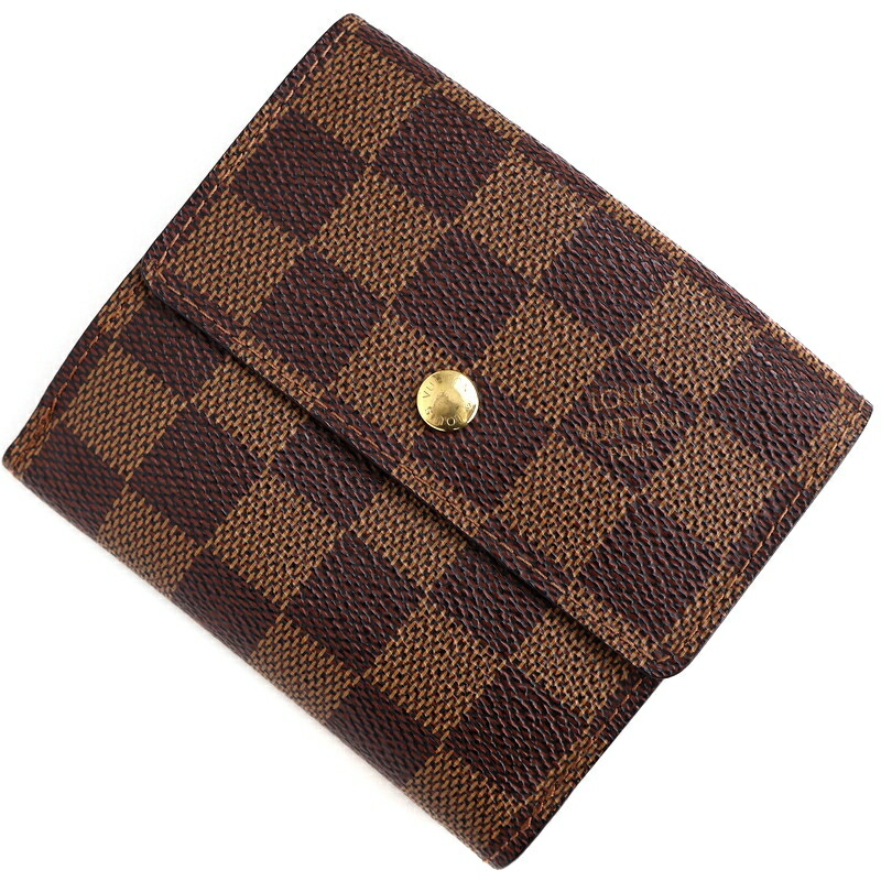楽天市場】【財布】LOUIS VUITTON ルイ ヴィトン ダミエ ポルトモネ